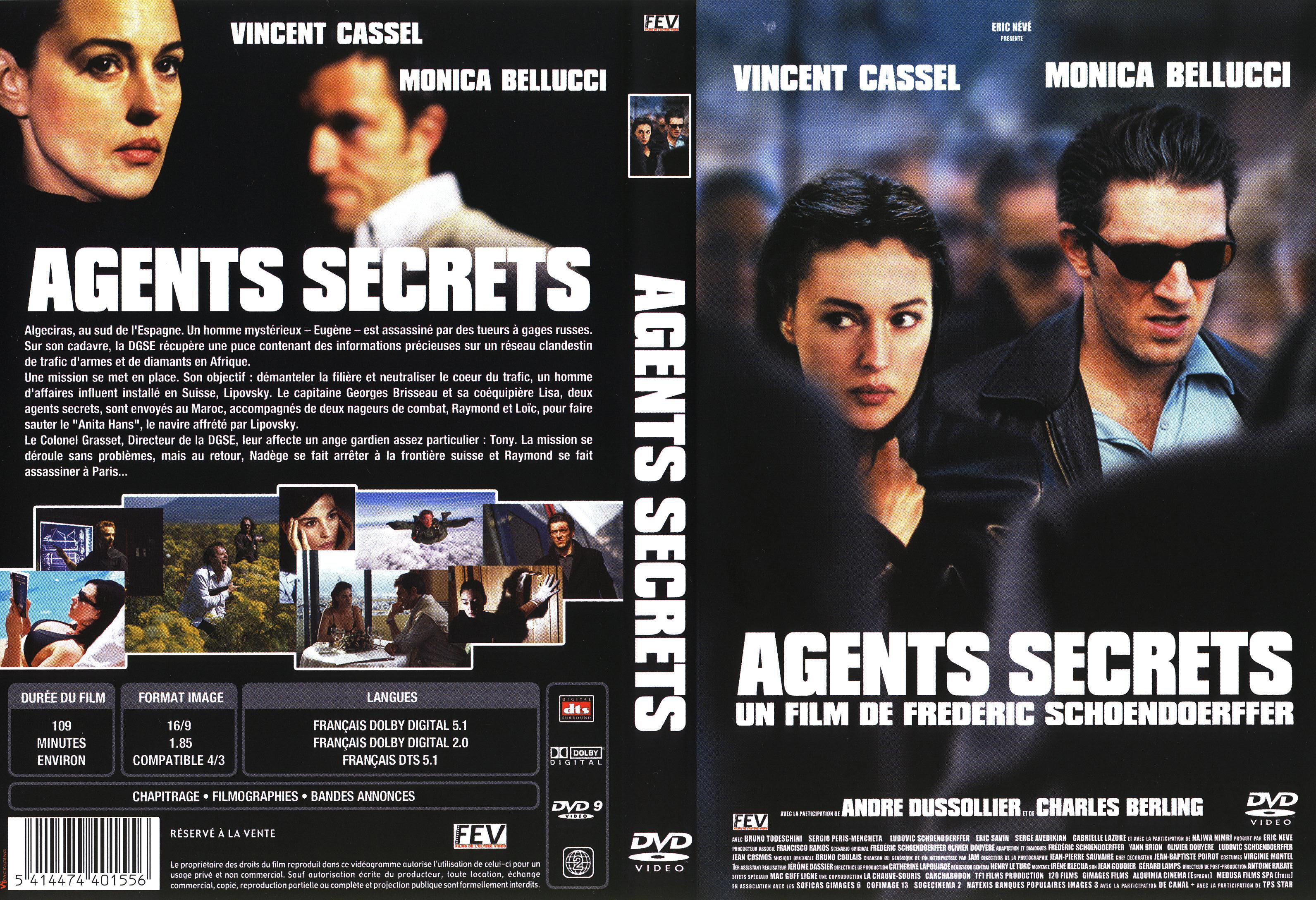 Jaquette DVD Agents secrets v2