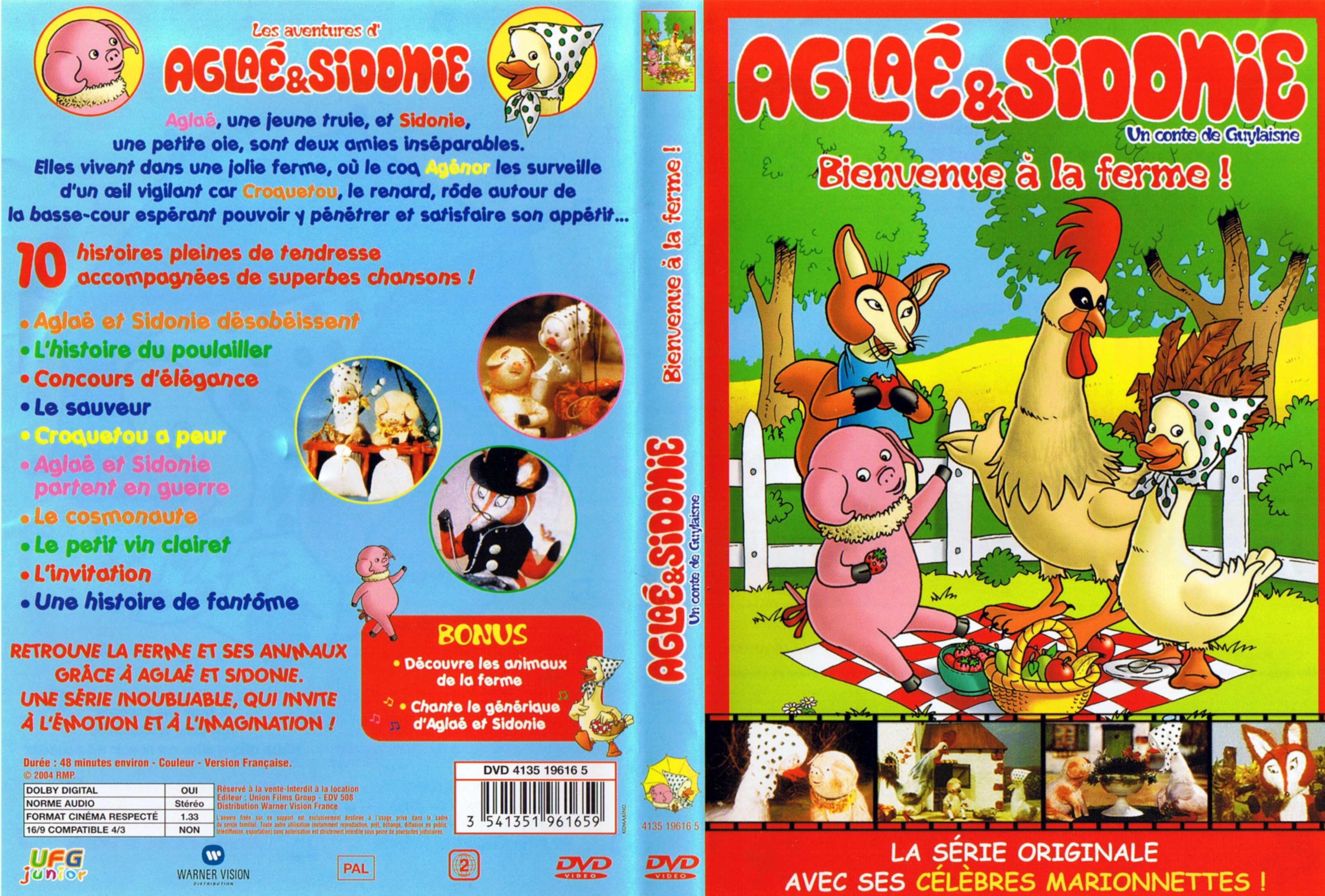 Jaquette DVD Aglae et Sidonie - Bienvenue  la ferme