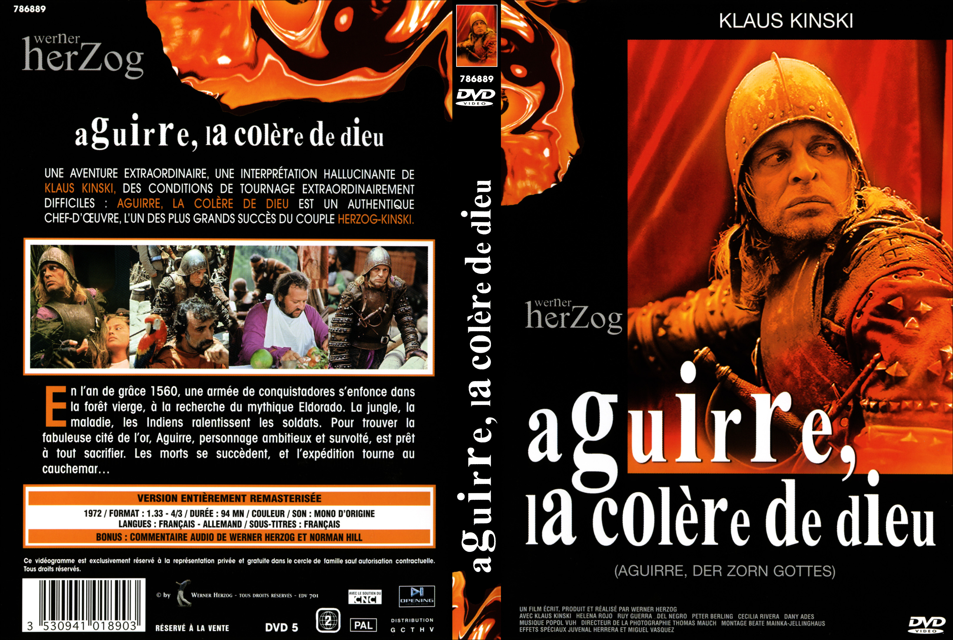 Jaquette DVD Aguirre la colre de Dieu v2
