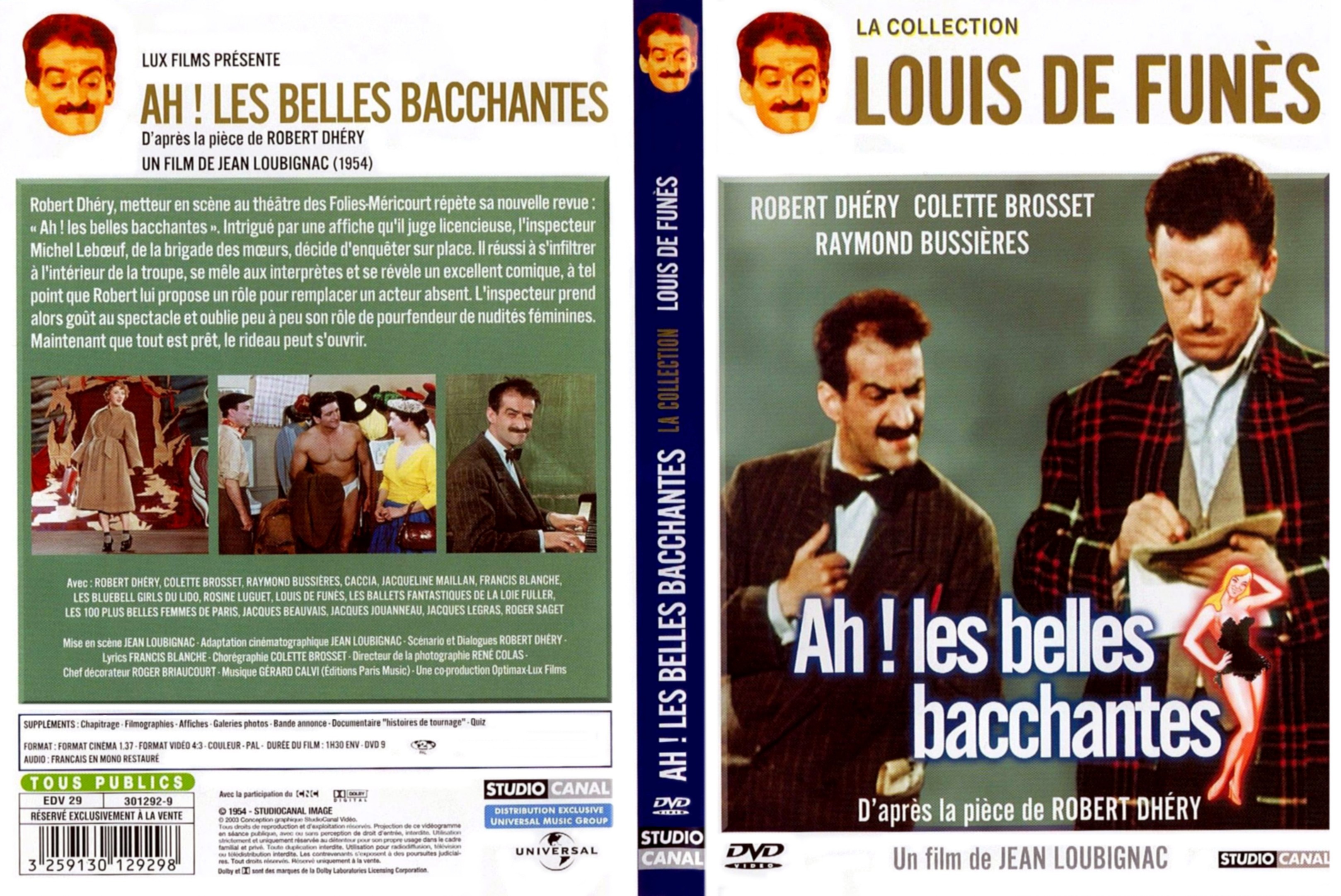 Jaquette DVD Ah les belles bacchantes