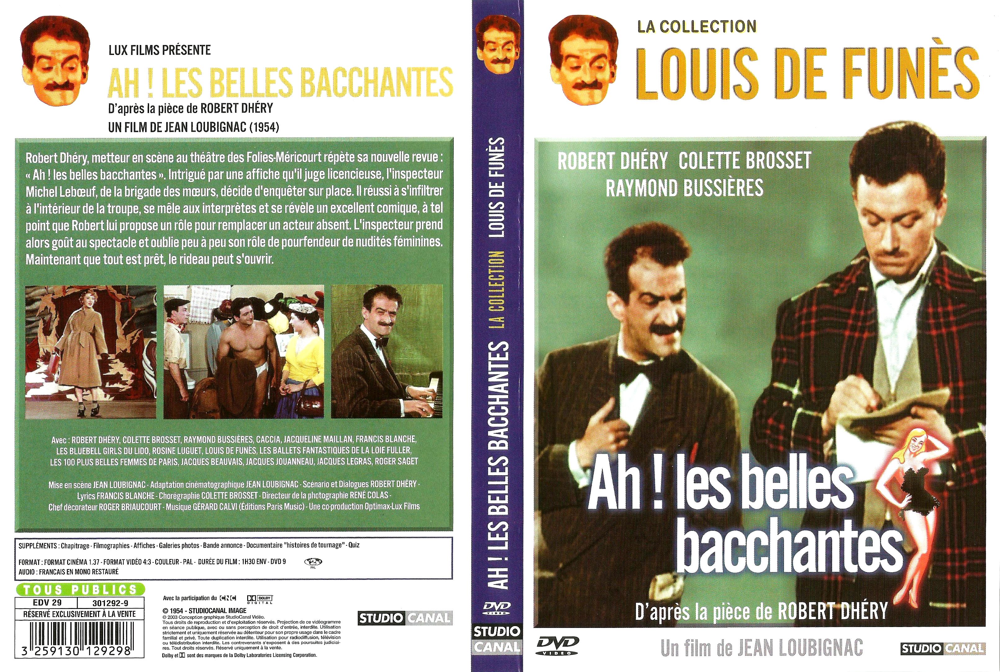 Jaquette DVD Ah les belles bacchantes v3