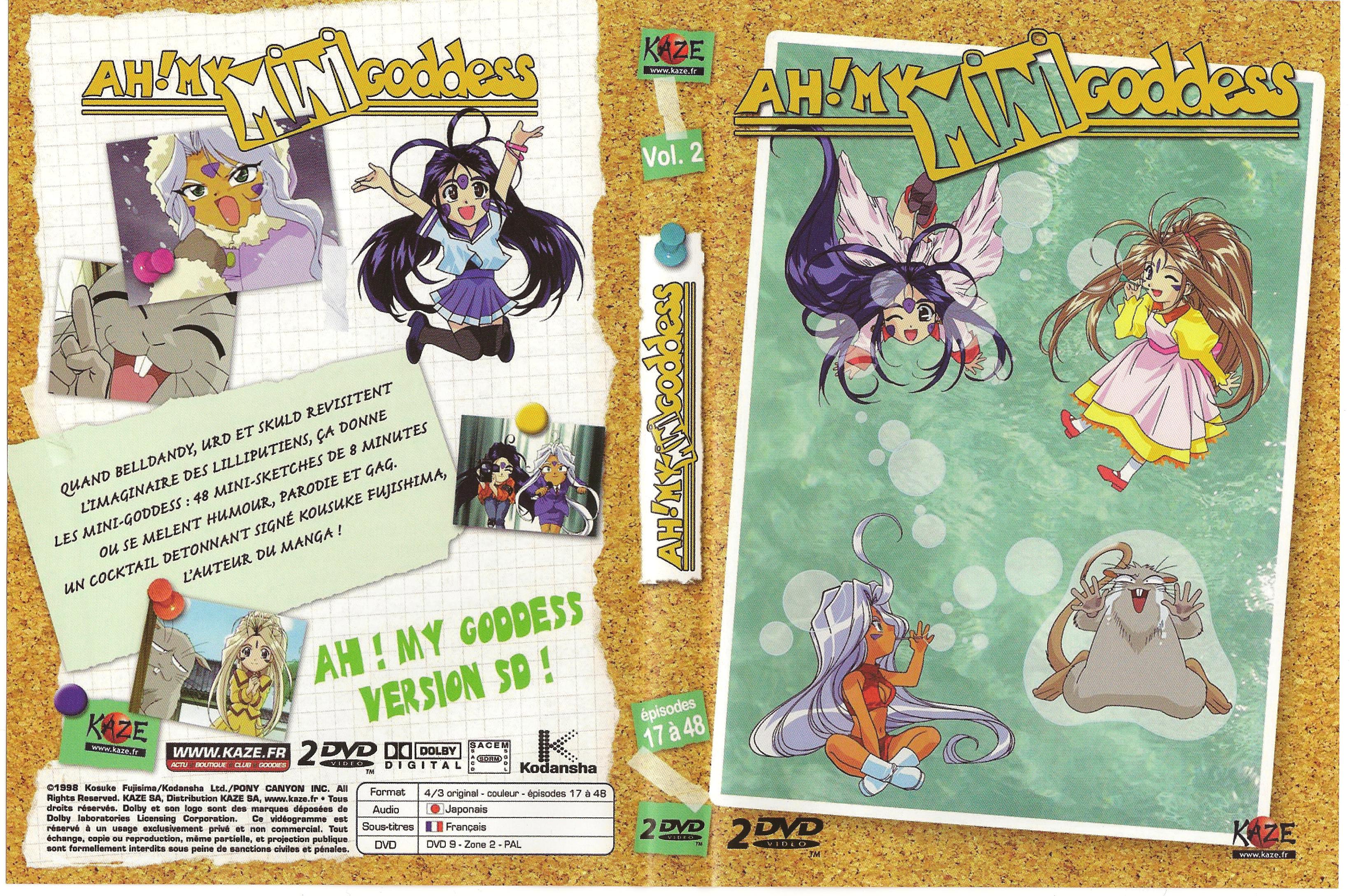 Jaquette DVD Ah my mini goddess vol 02