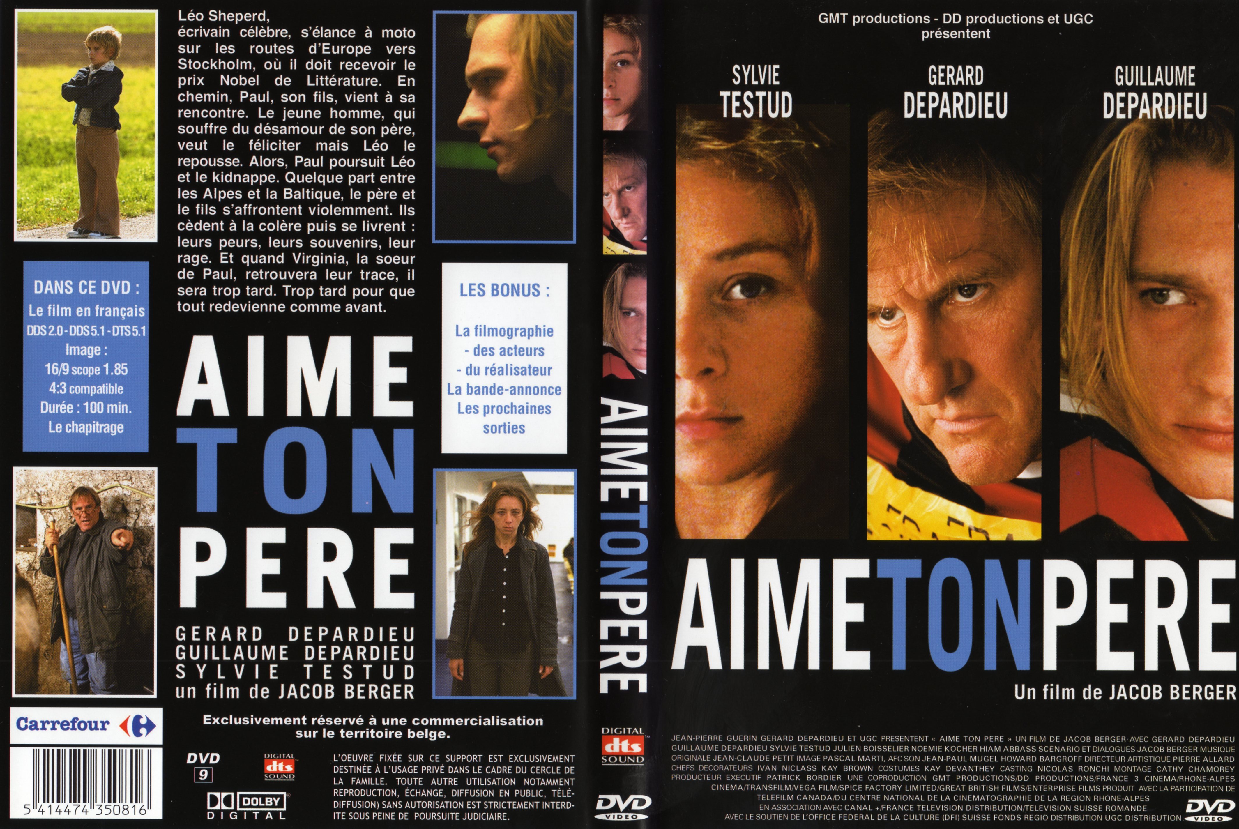 Jaquette DVD Aime ton pre v2