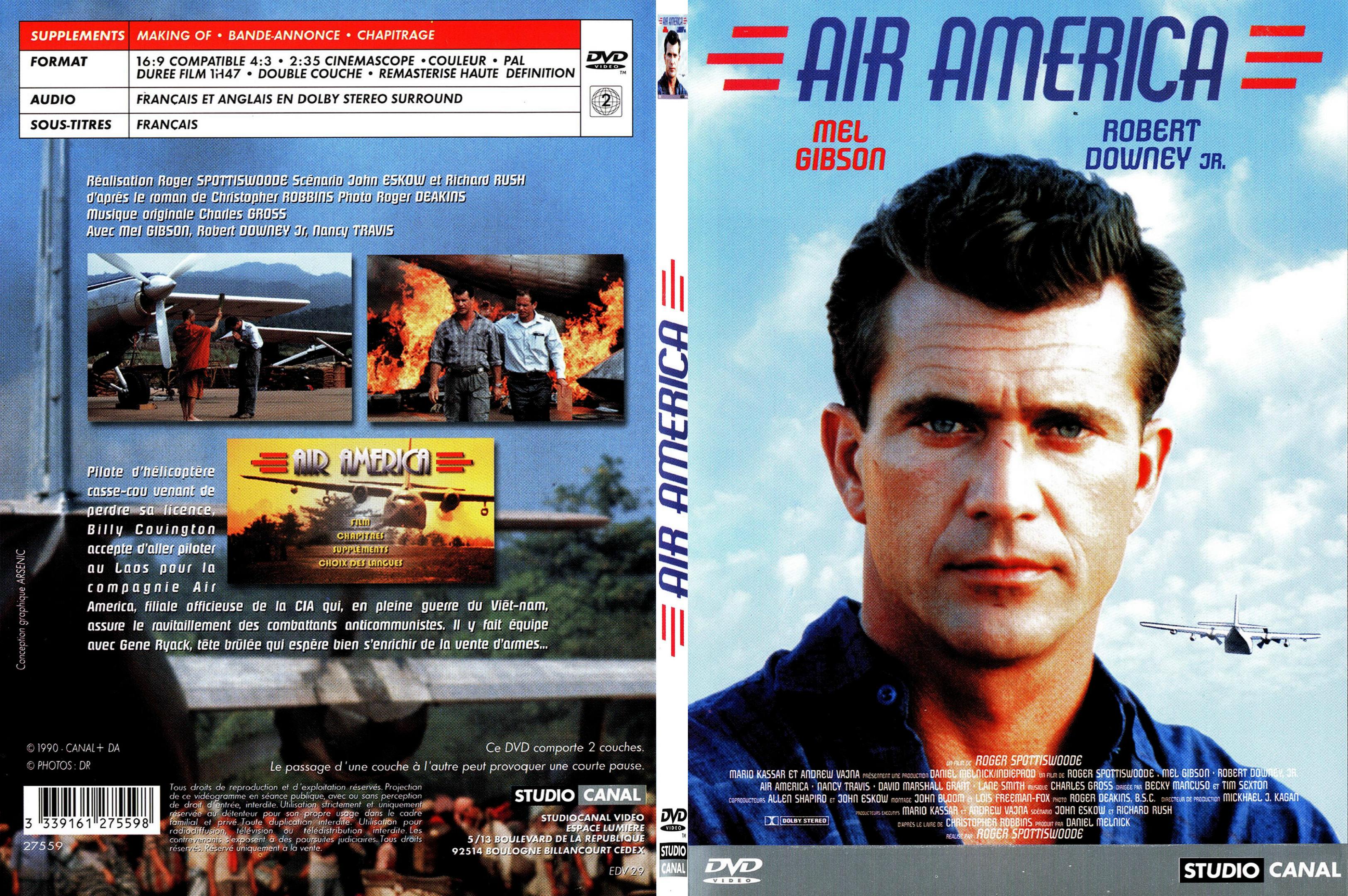 Jaquette DVD Air america - SLIM
