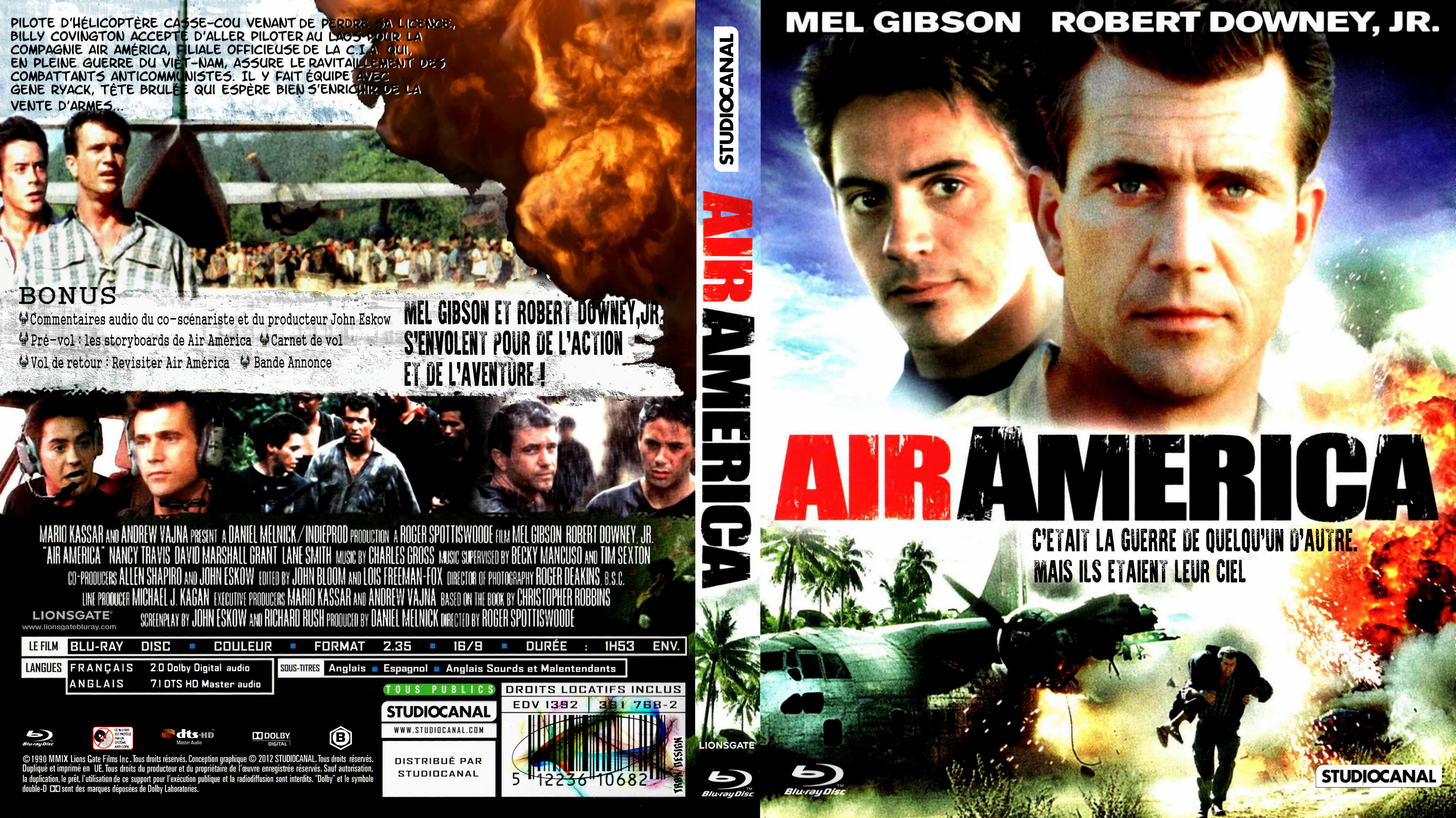 Jaquette DVD Air america custom (BLU-RAY)