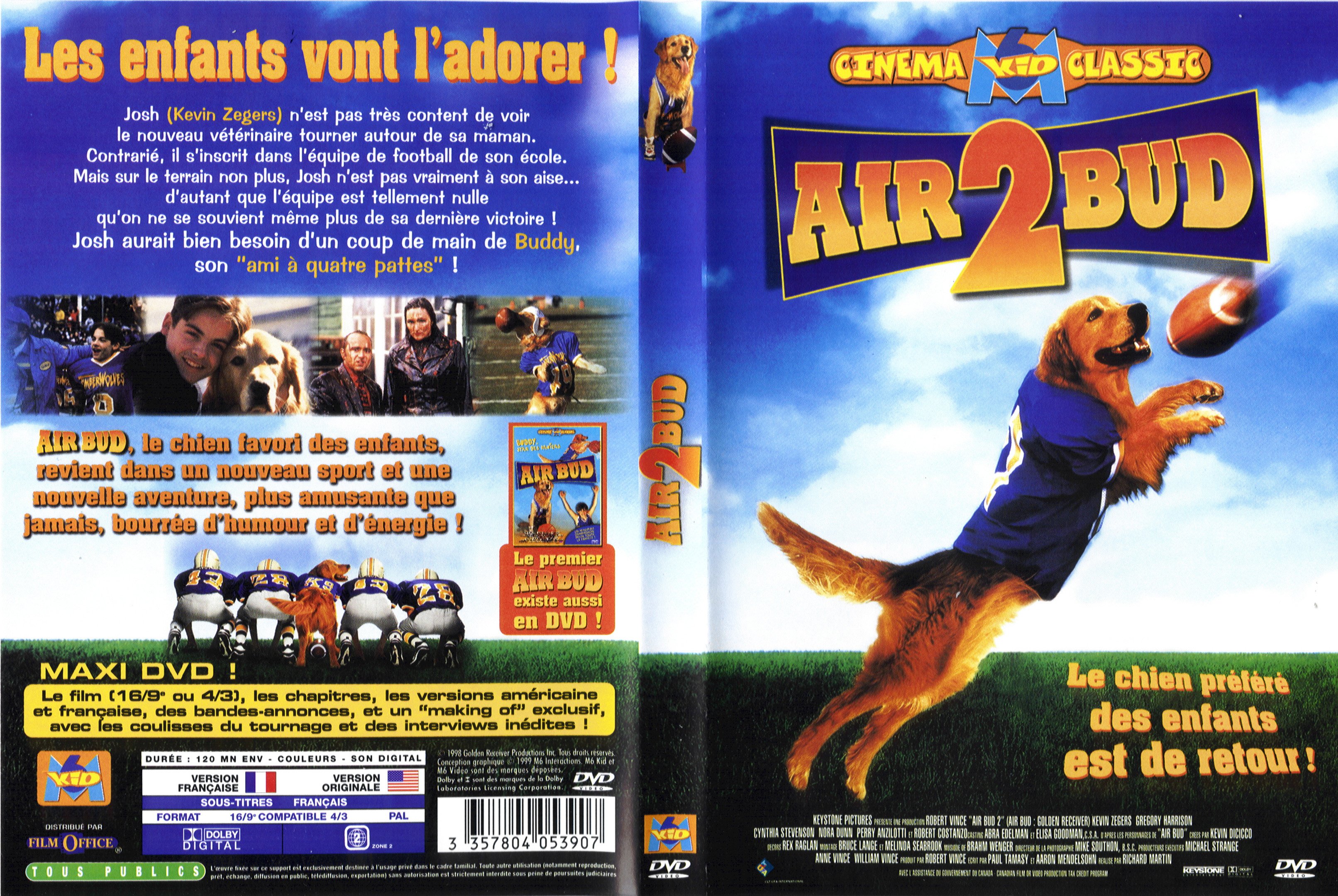 Jaquette DVD Air bud 2 v2