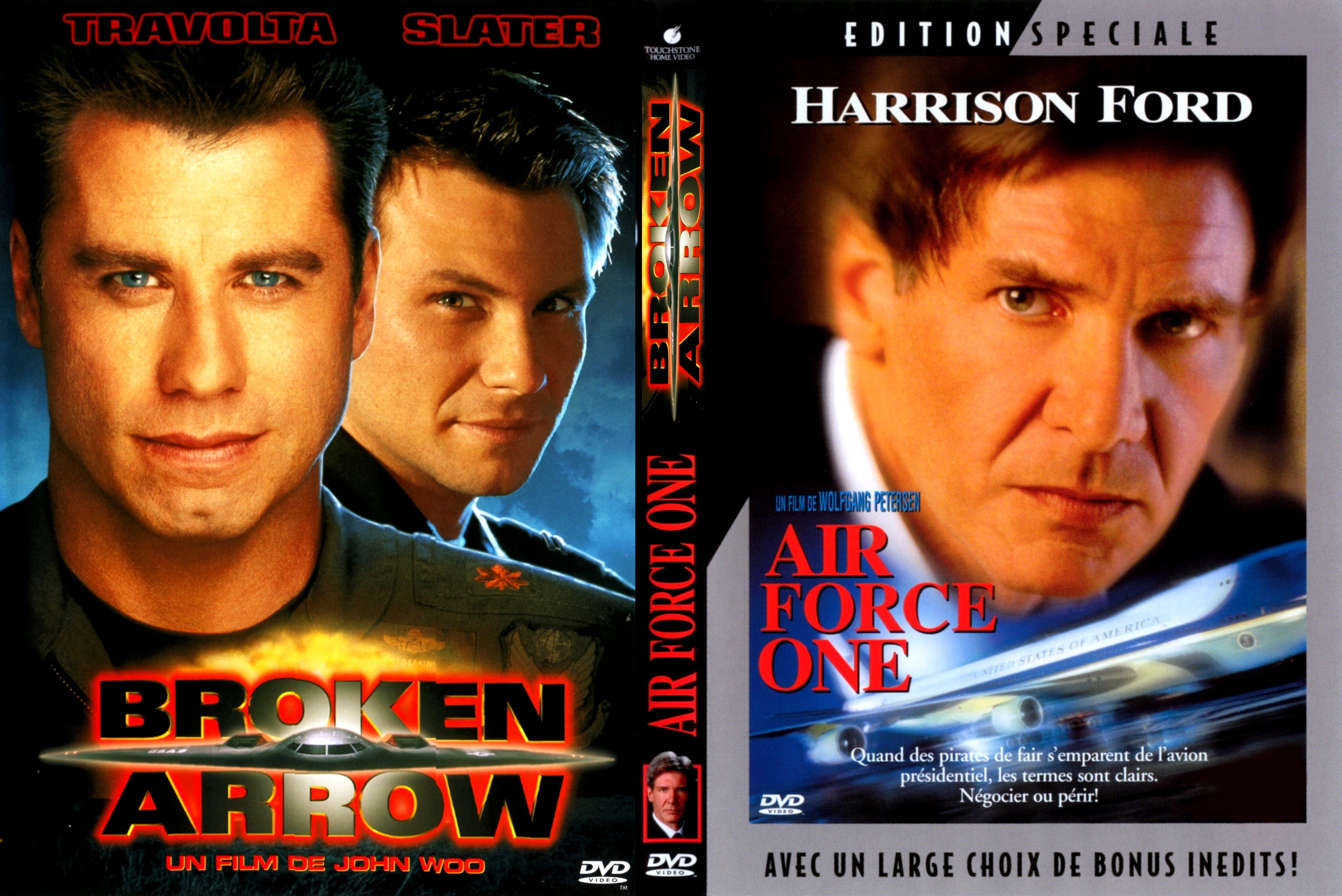 Jaquette DVD Air force one + Broken Arrow