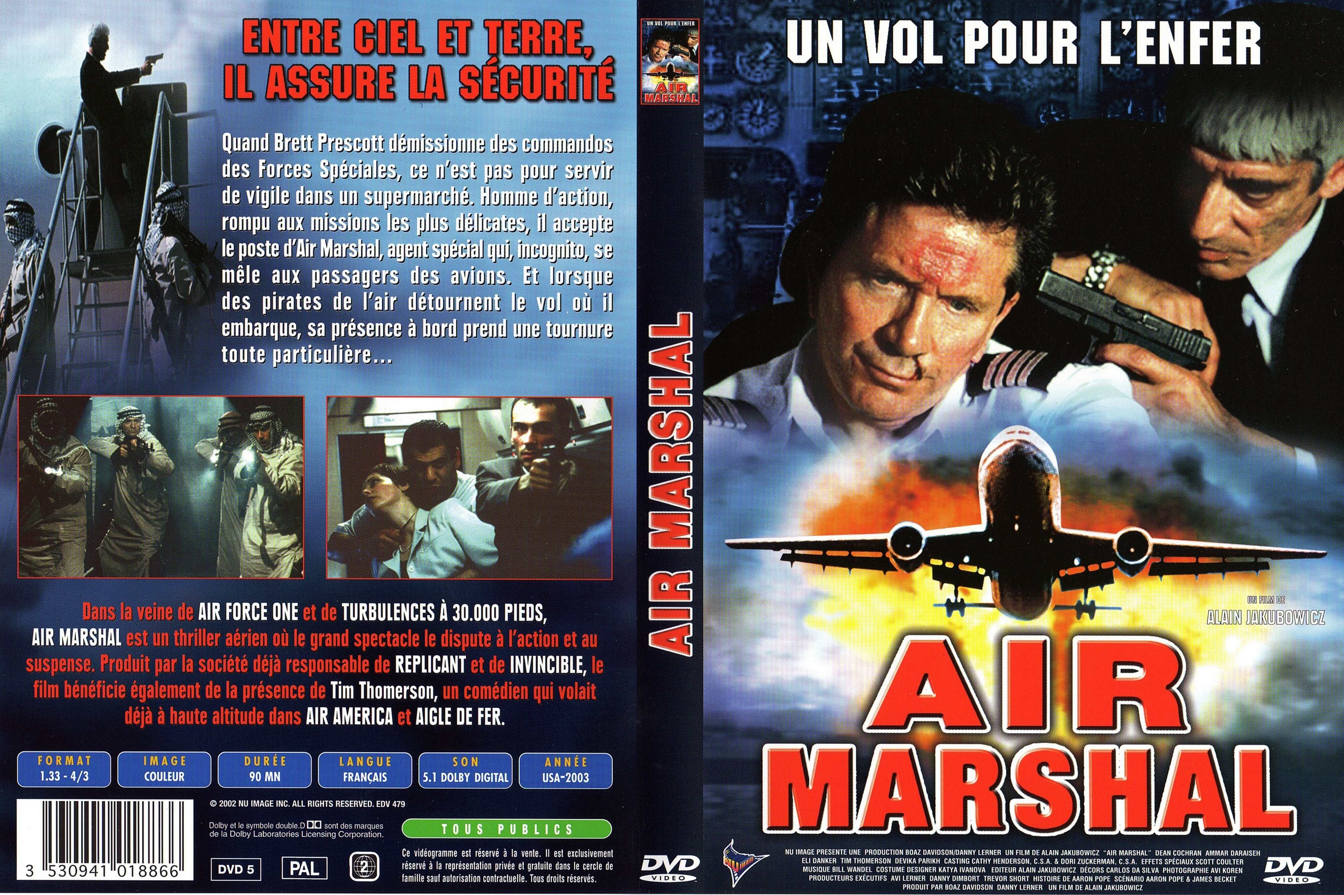 Jaquette DVD Air marshal
