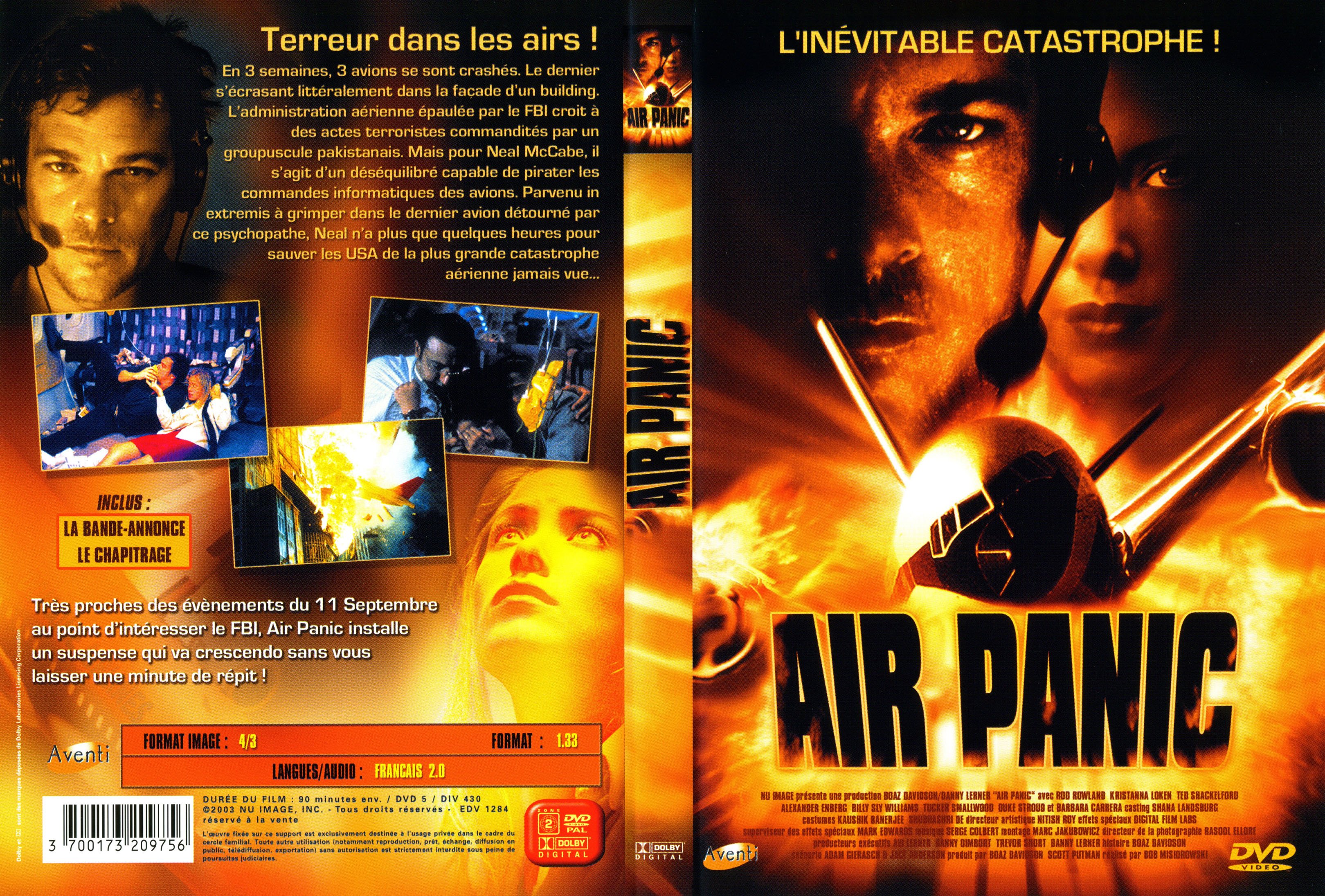 Jaquette DVD Air panic