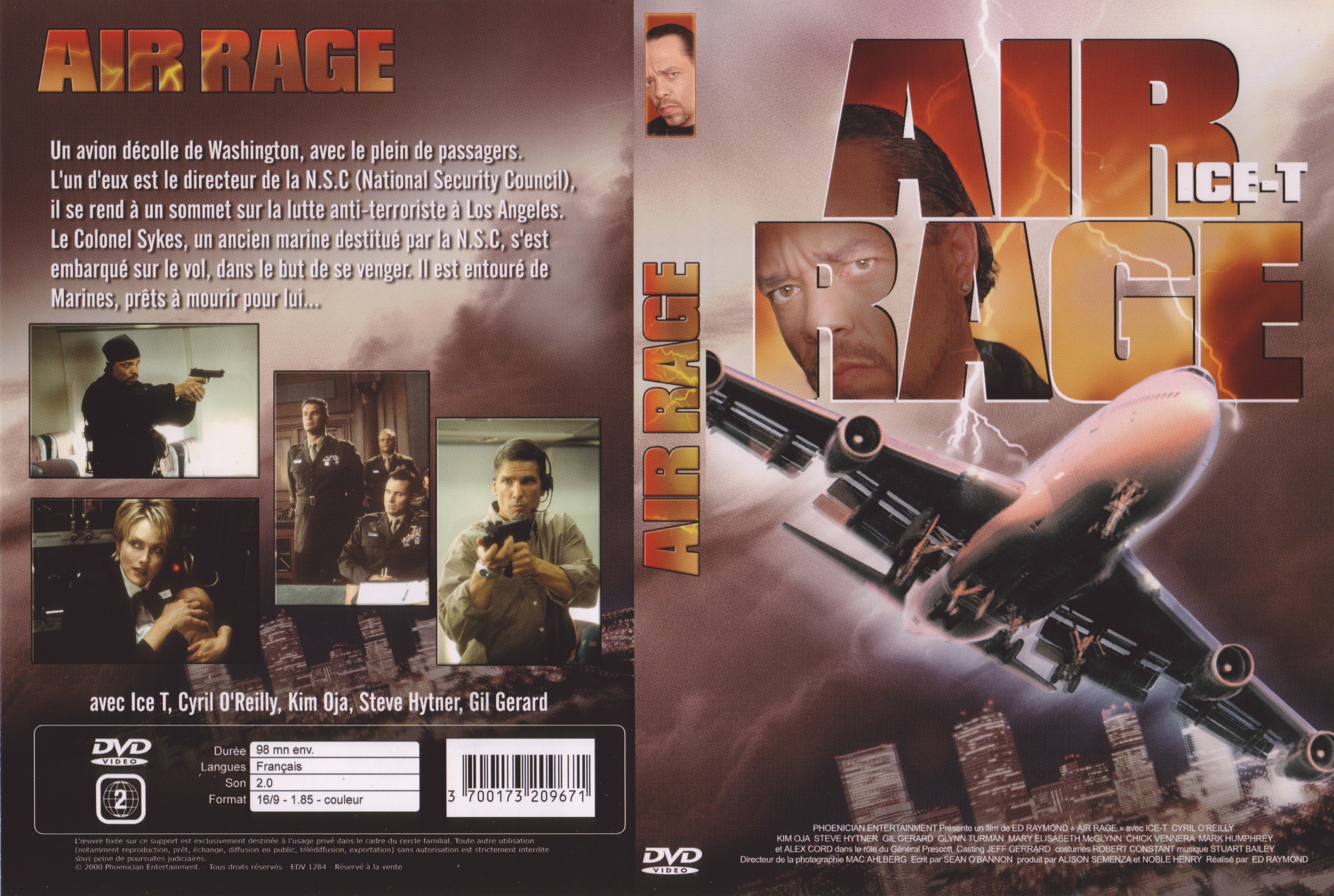 Jaquette DVD Air rage