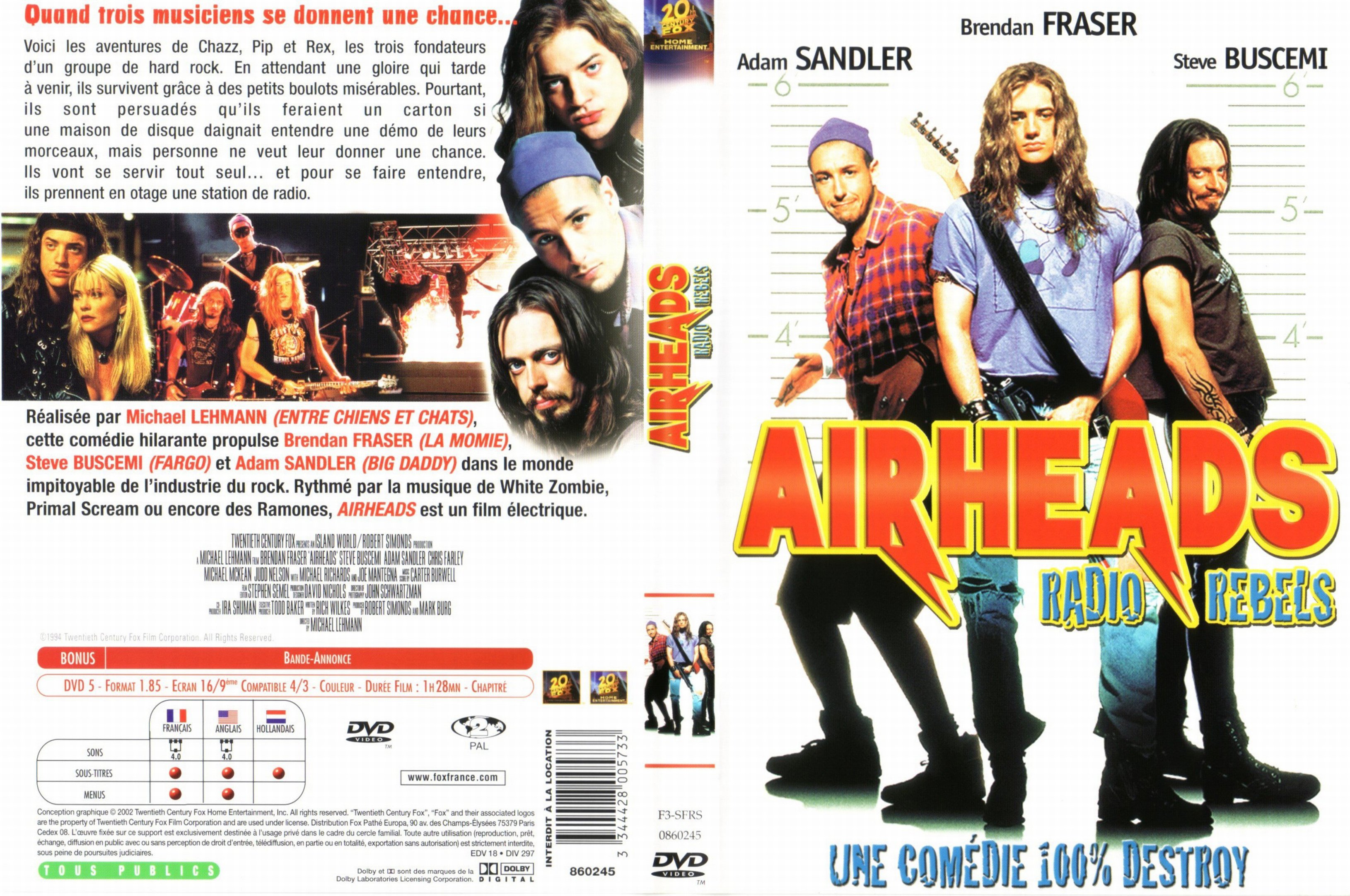 Jaquette DVD Airheads Radio Rebels