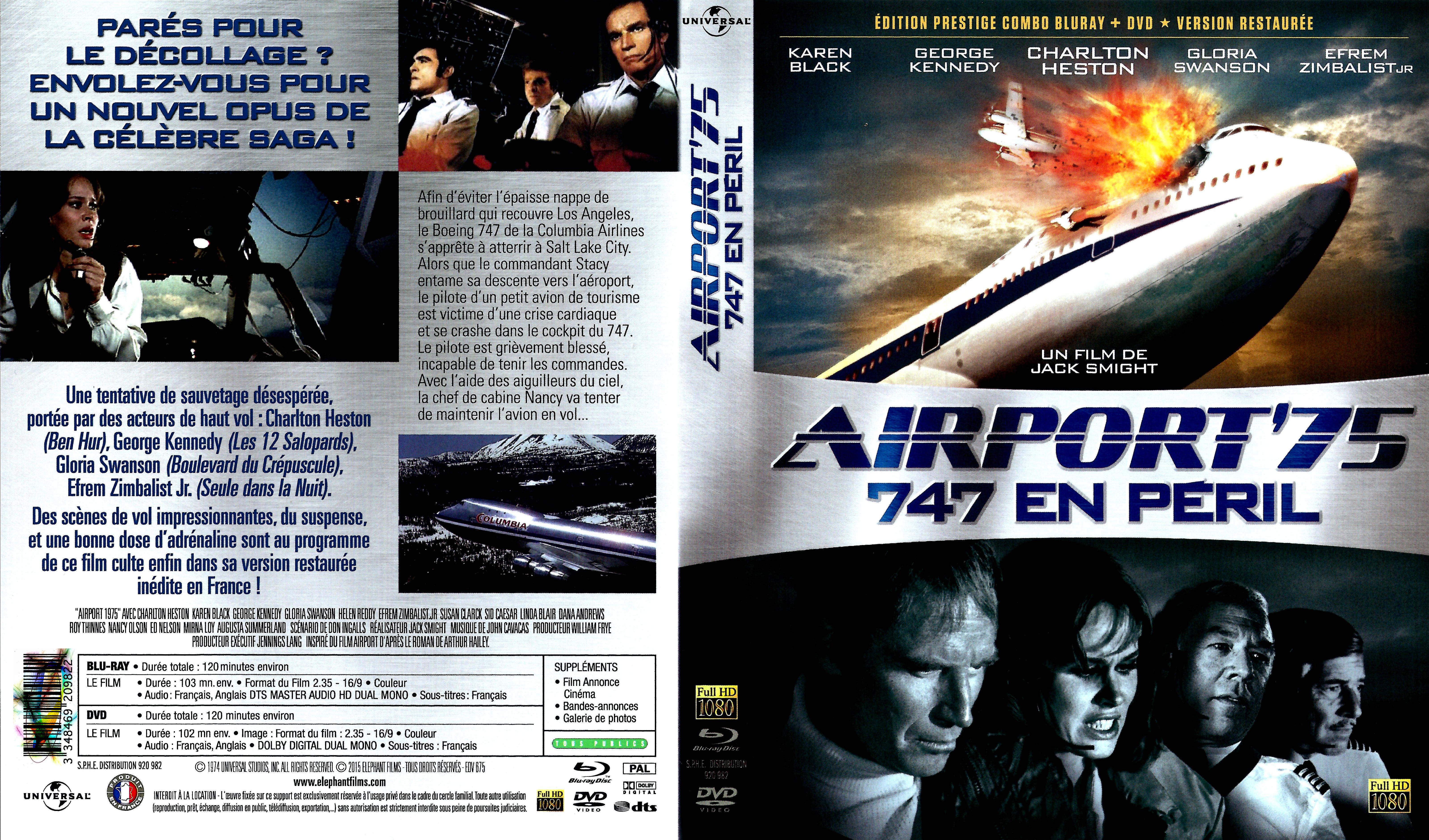 Jaquette DVD Airport 75 747 en pril (BLU-RAY)