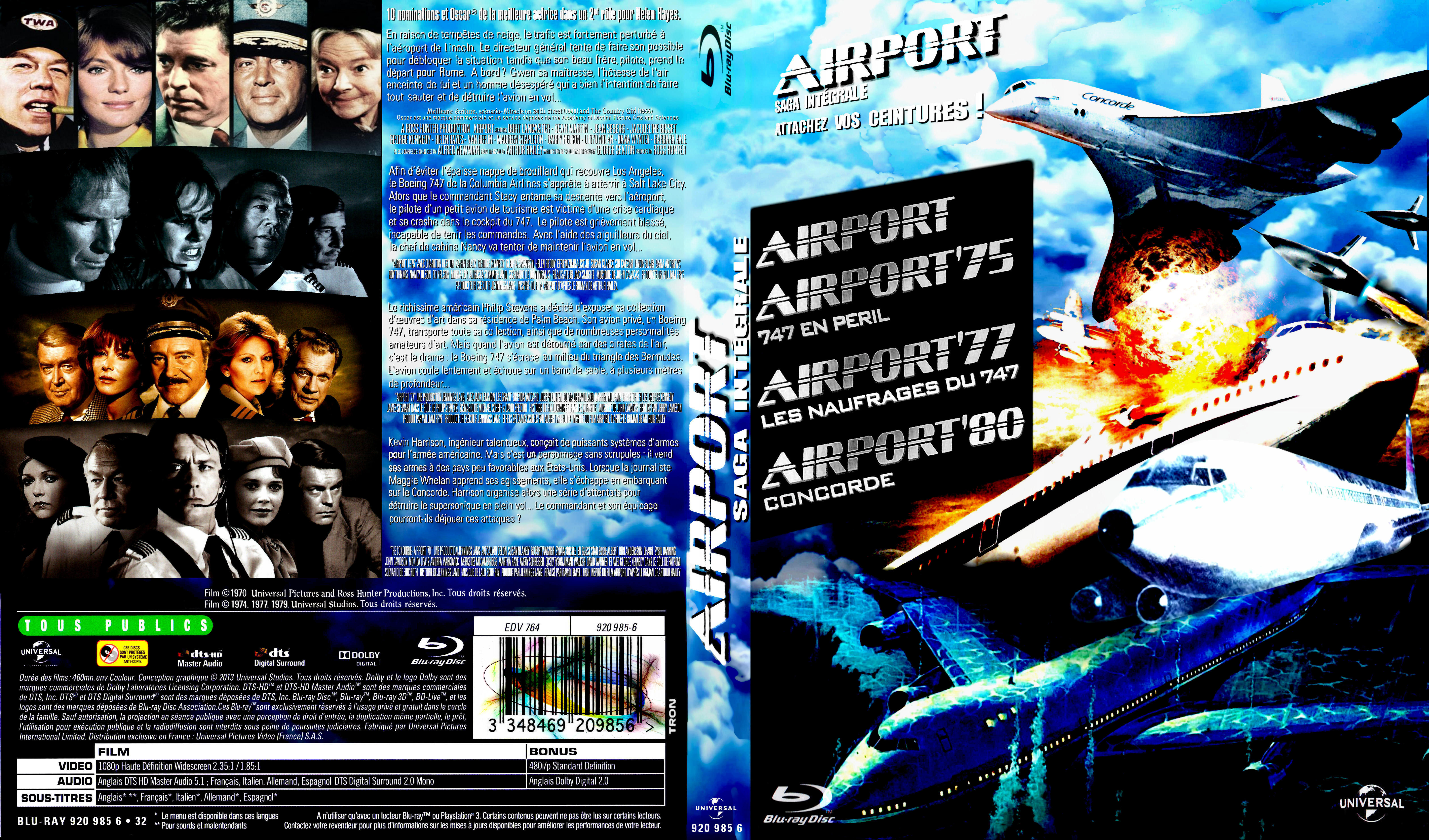 Jaquette DVD Airport Intgrale custom (BLU-RAY)