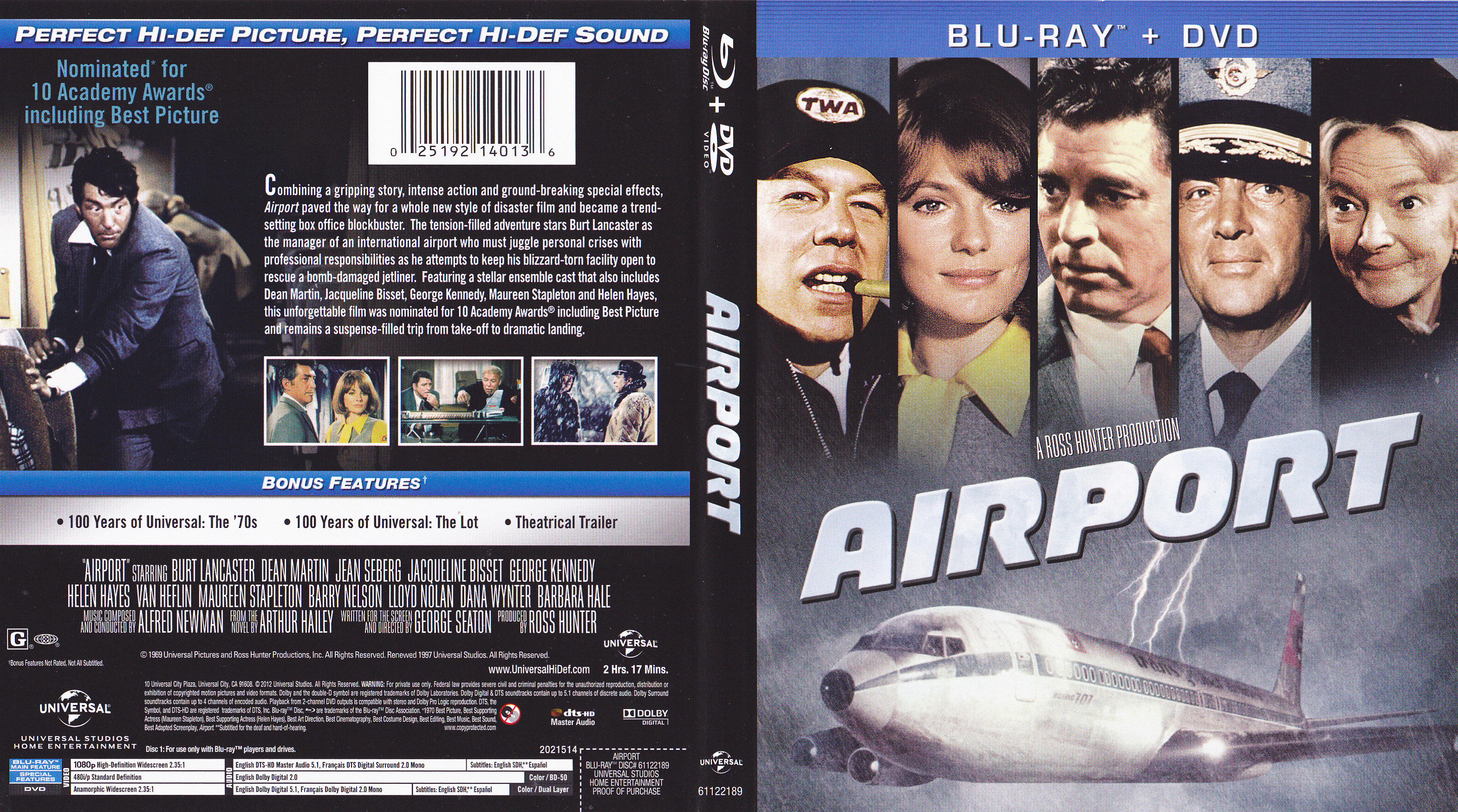 Jaquette DVD Airport (Canadienne) (BLU-RAY)