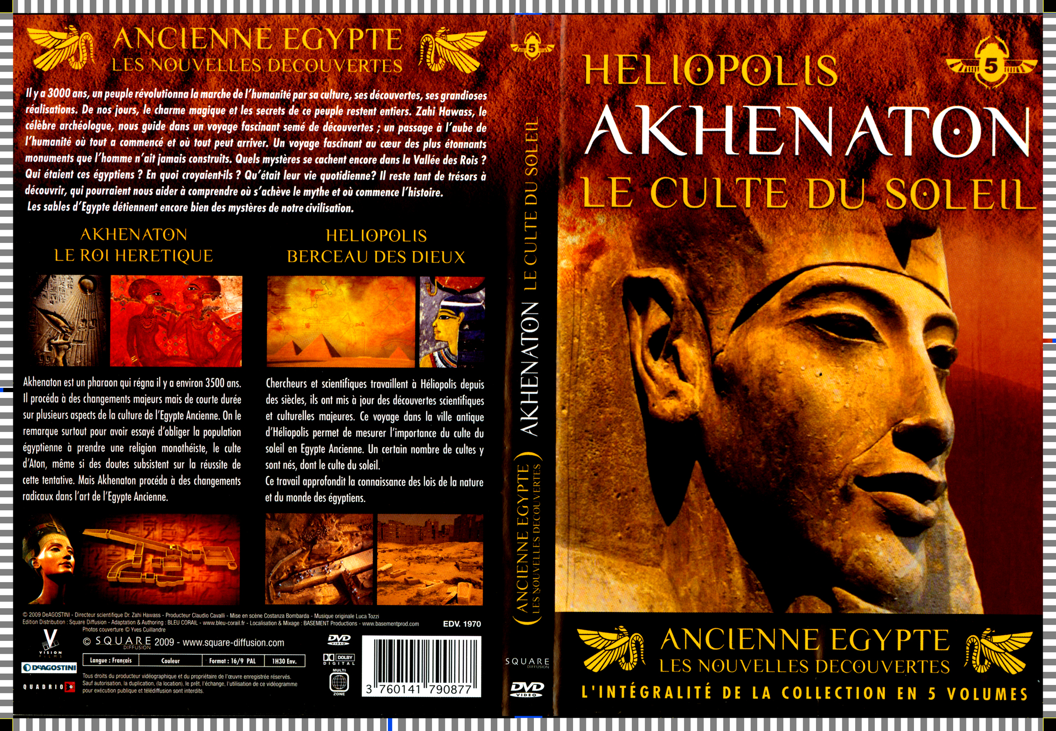 Jaquette DVD Akhenaton Le culte du soleil