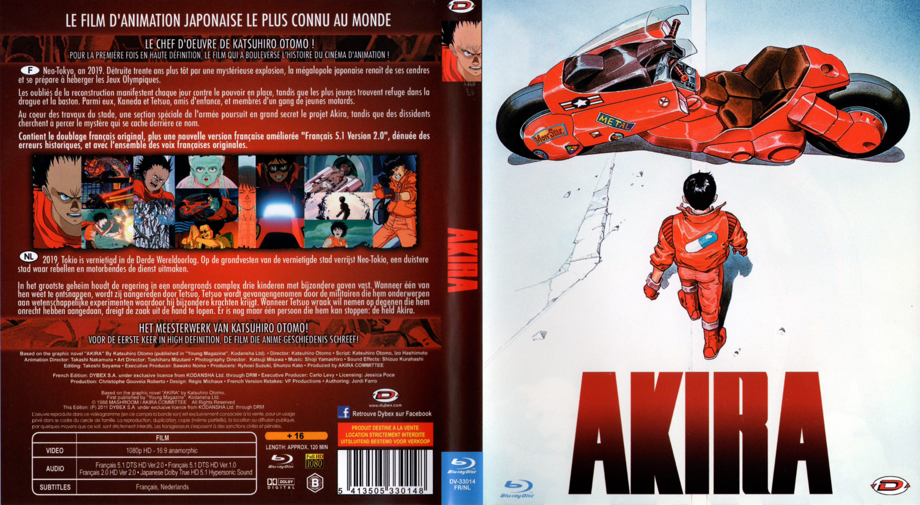 Jaquette DVD Akira (BLU-RAY)