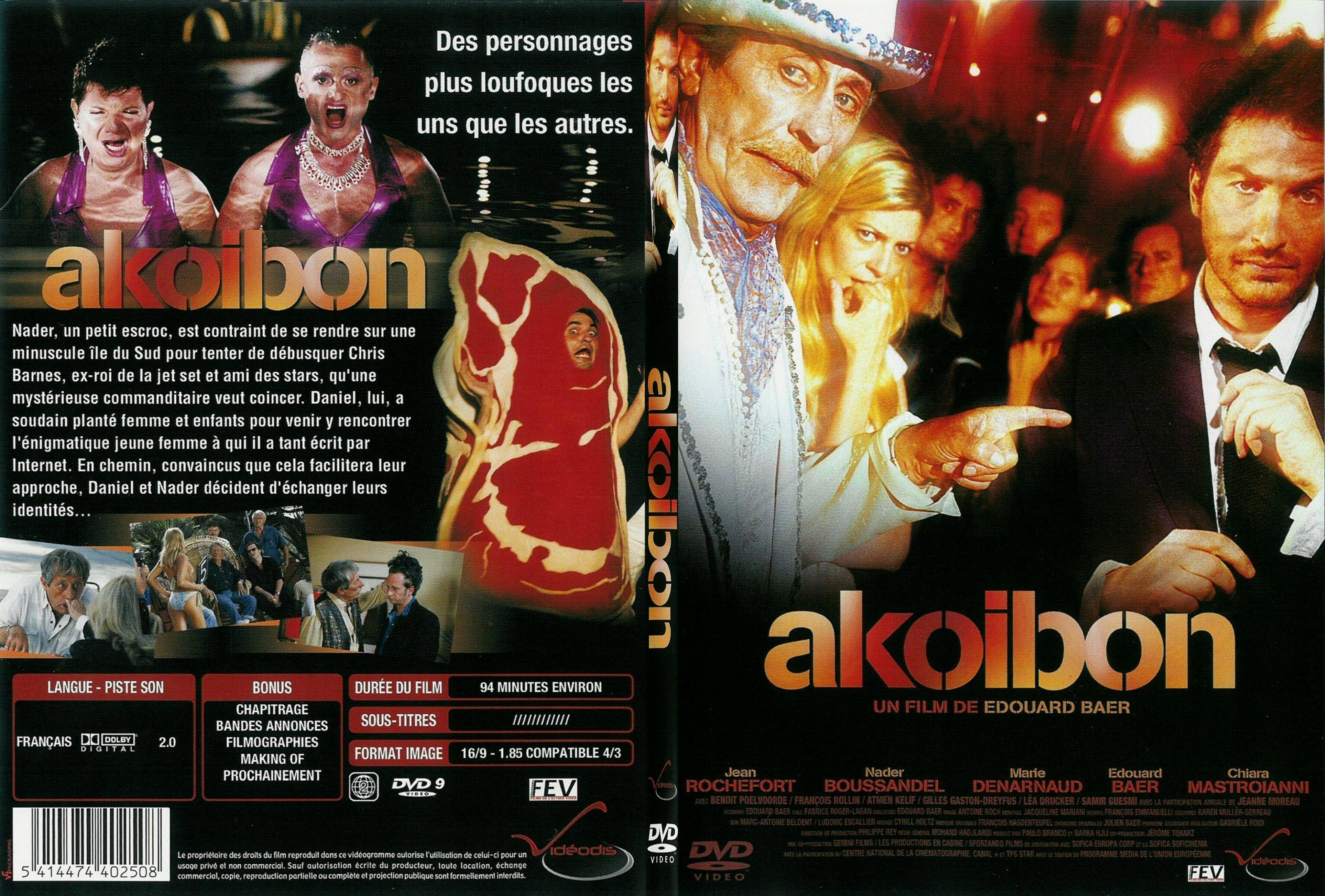 Jaquette DVD Akoibon - SLIM
