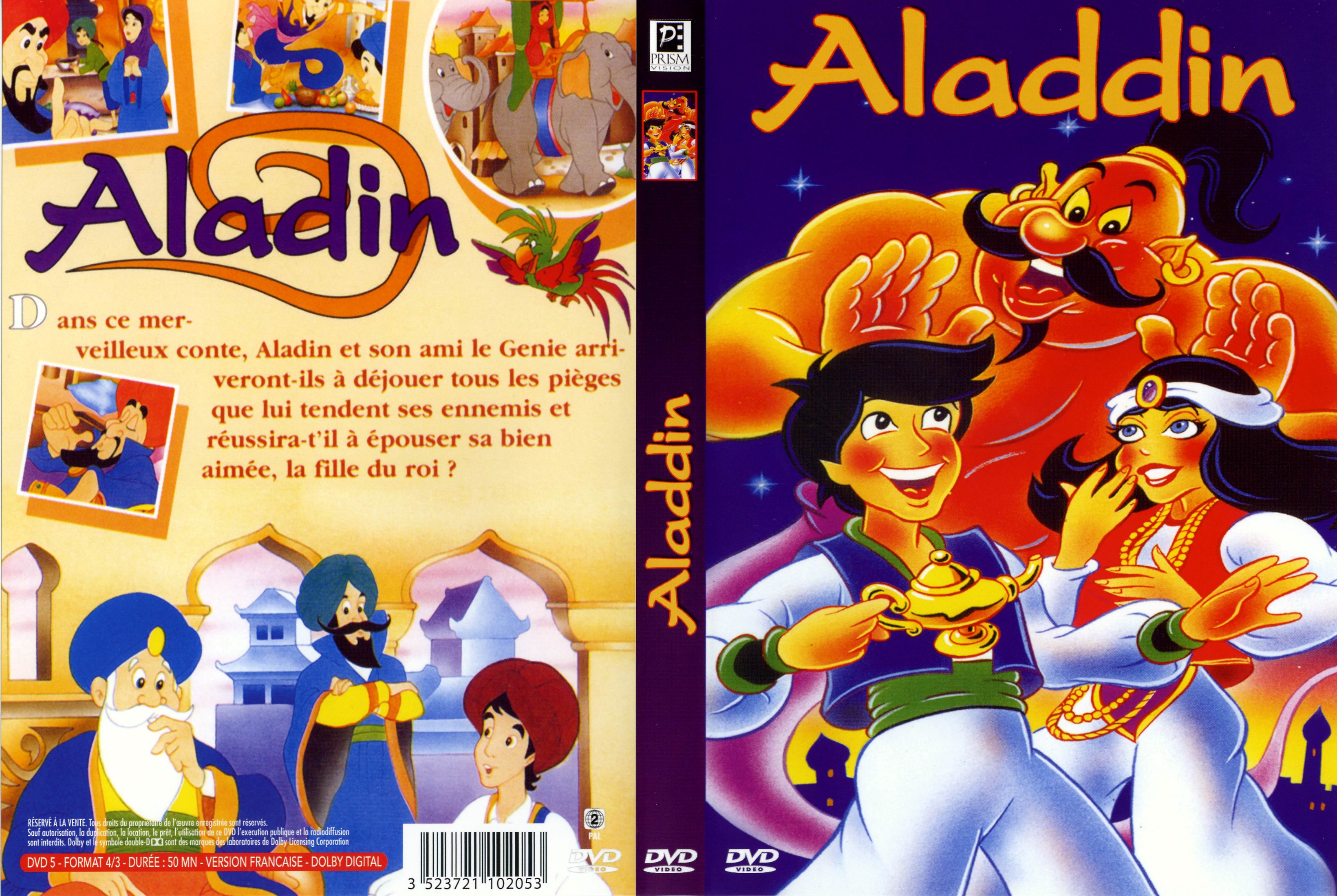 Jaquette DVD Aladdin (DA)