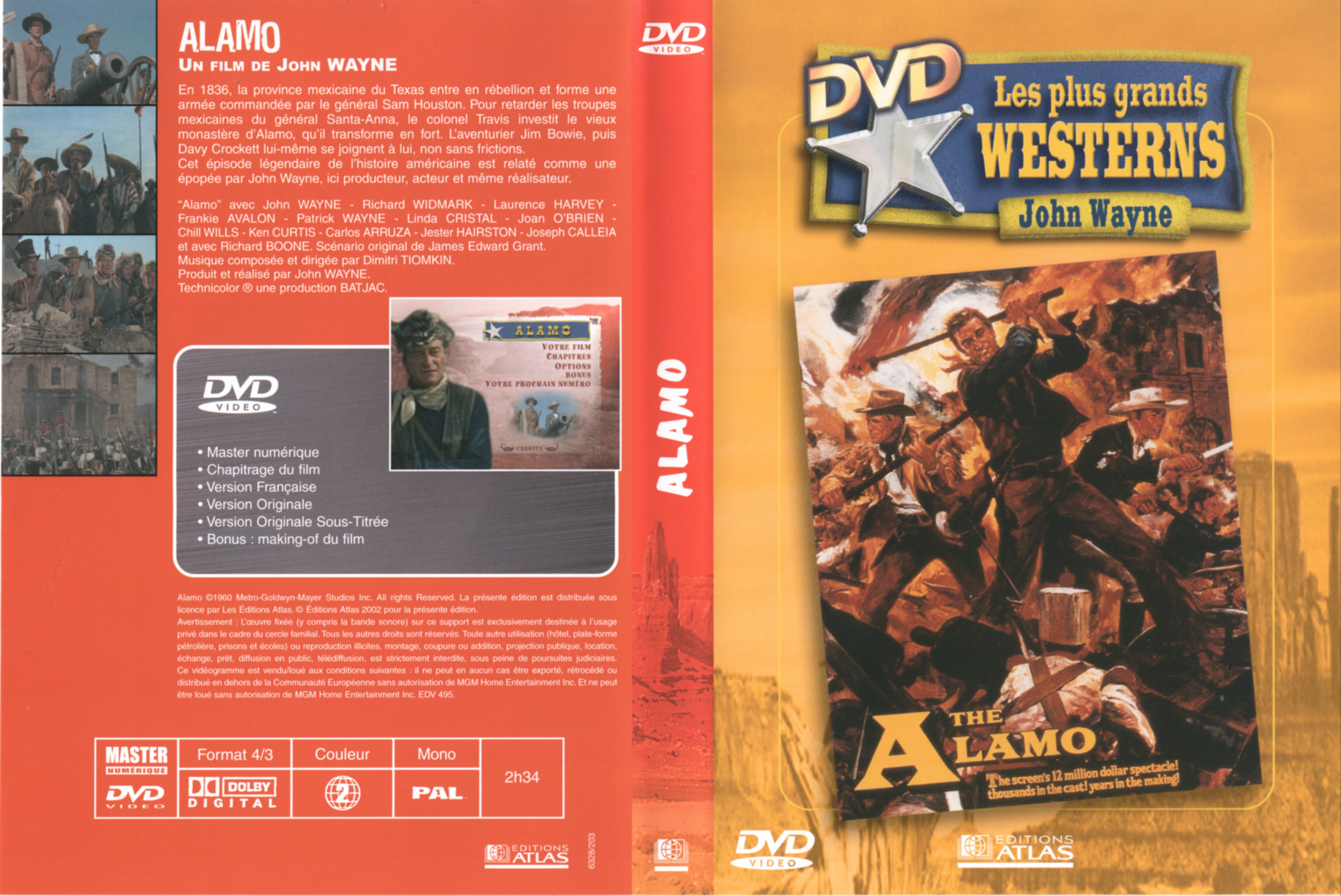 Jaquette DVD Alamo v2