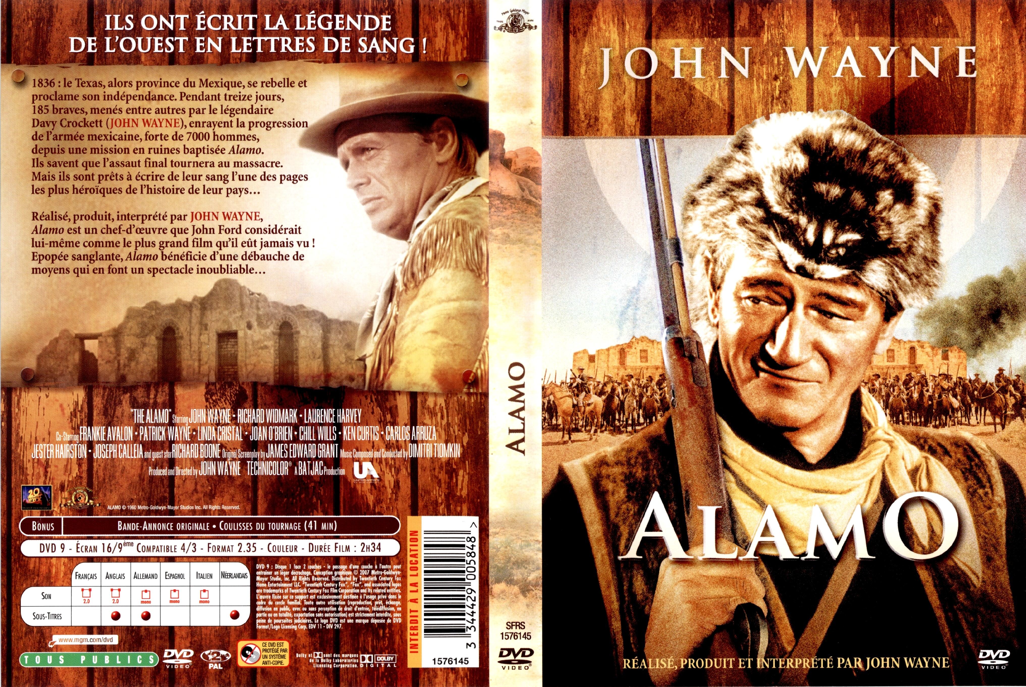 Jaquette DVD Alamo v4