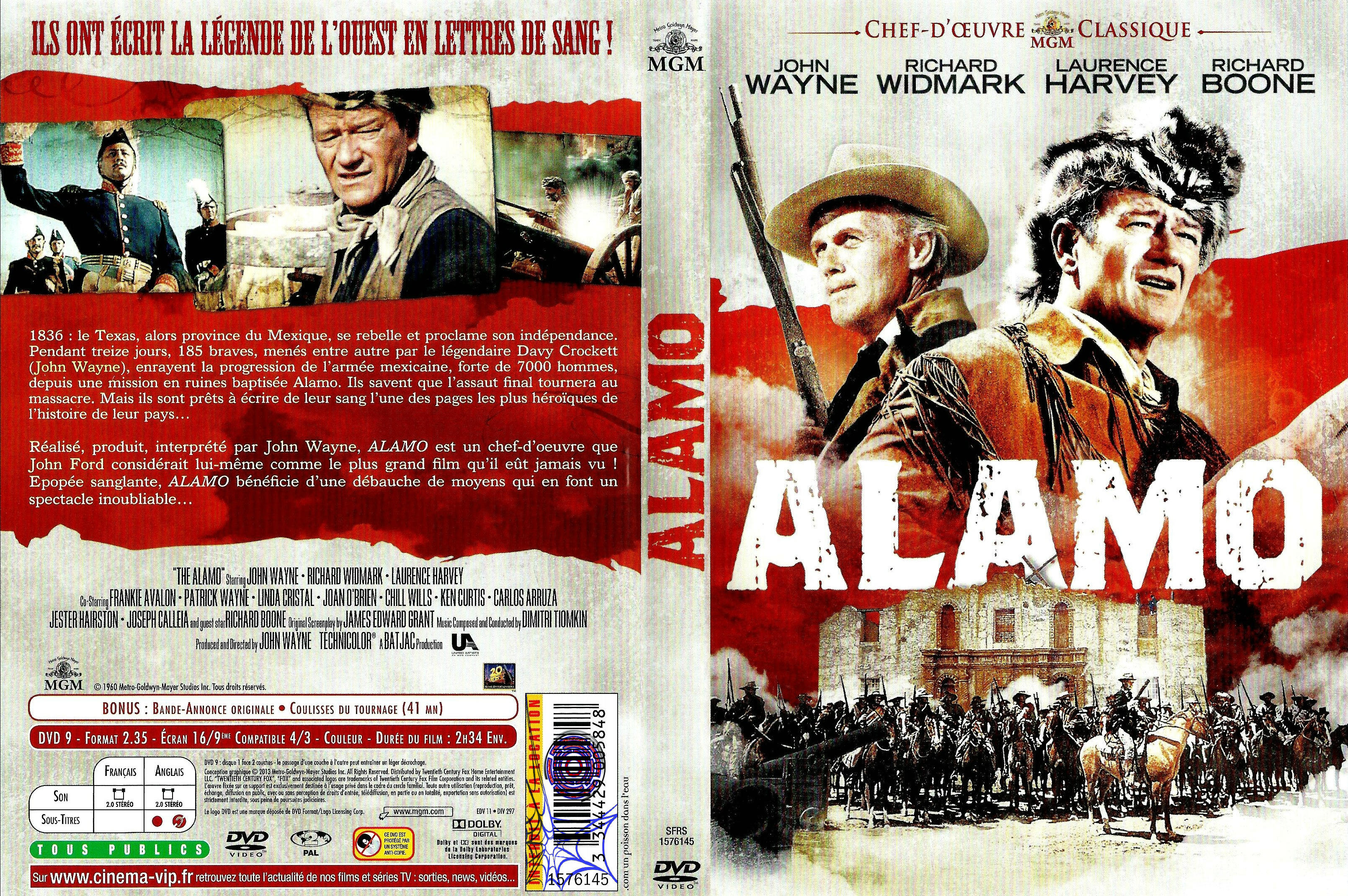 Jaquette DVD Alamo v6