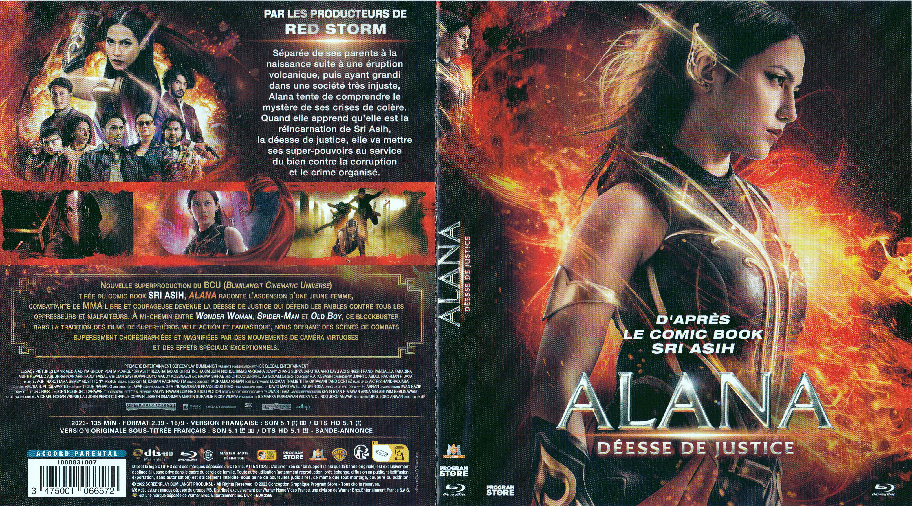 Jaquette DVD Alana d�esse de justice (BLU-RAY)