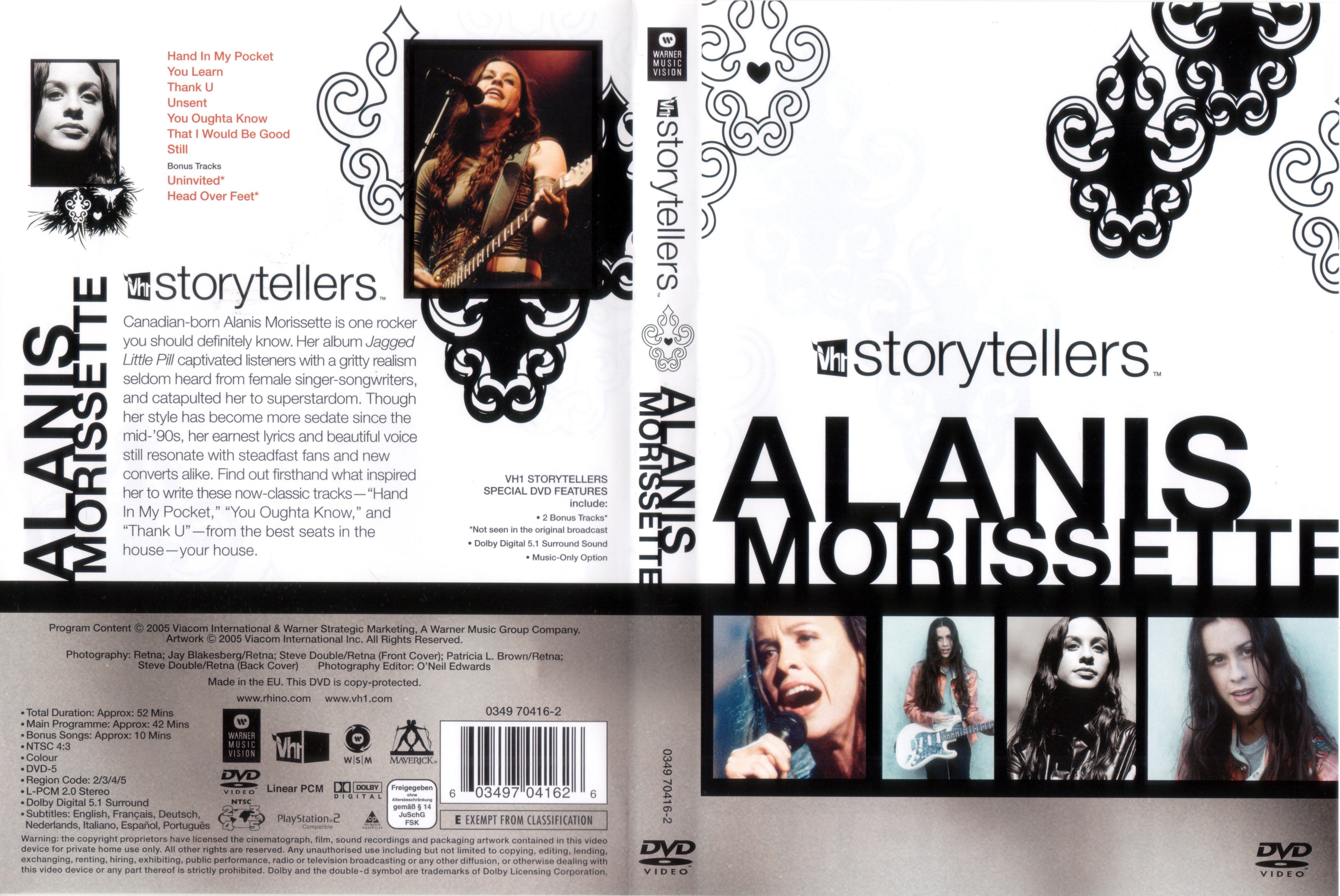 Jaquette DVD Alanis Morisette - Storytellers