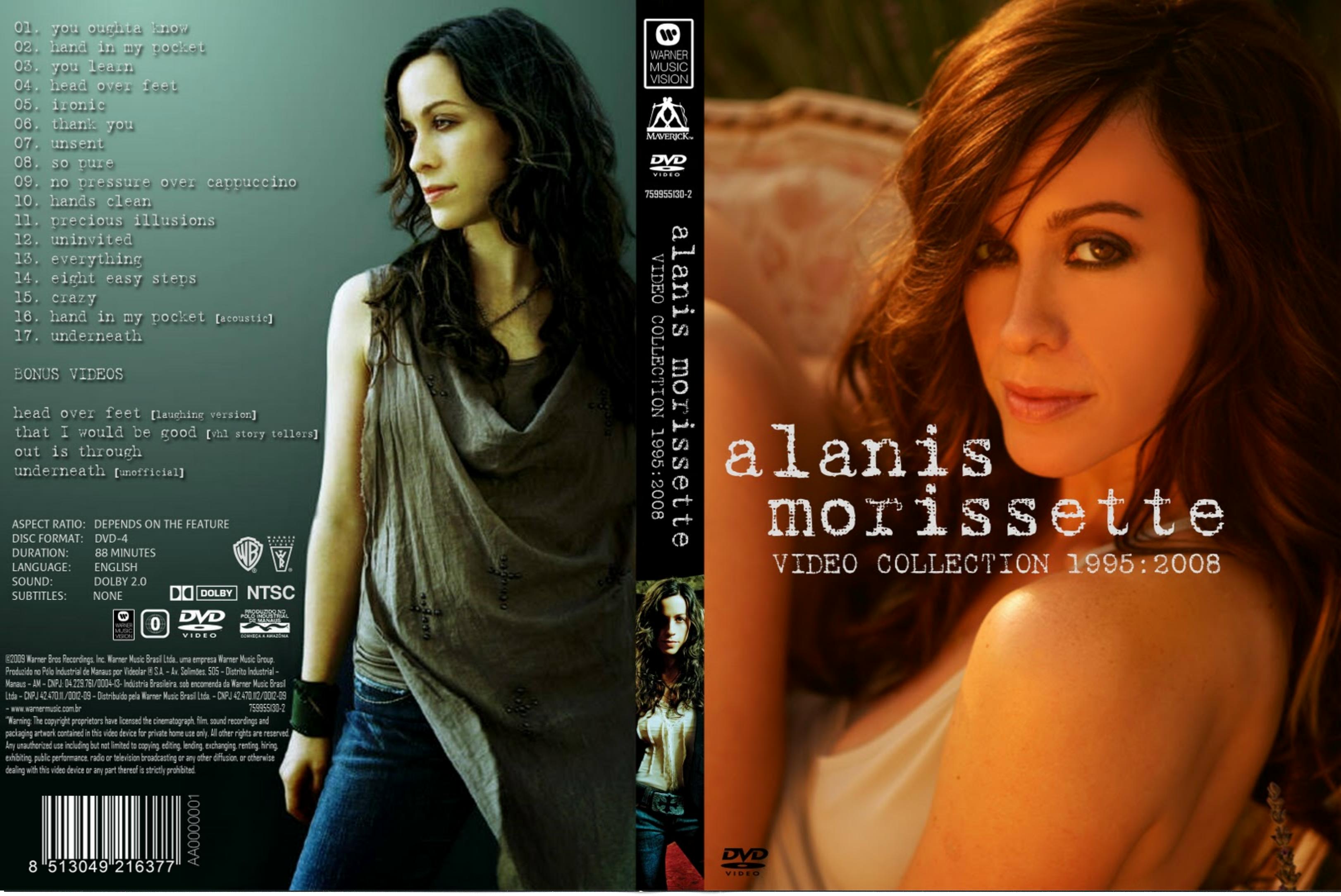 Jaquette DVD Alanis Morissette Video Collection custom