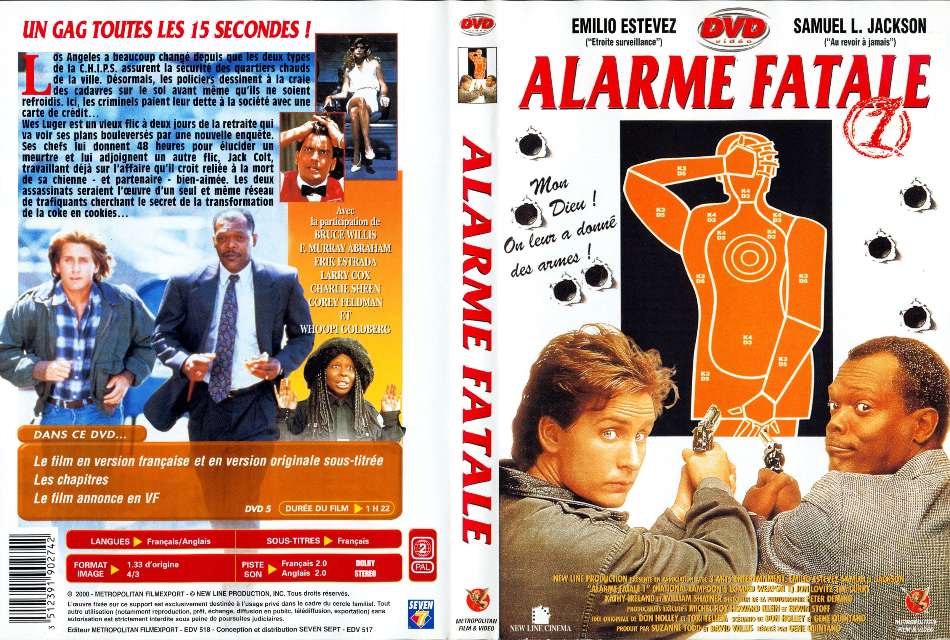Jaquette DVD Alarme fatale