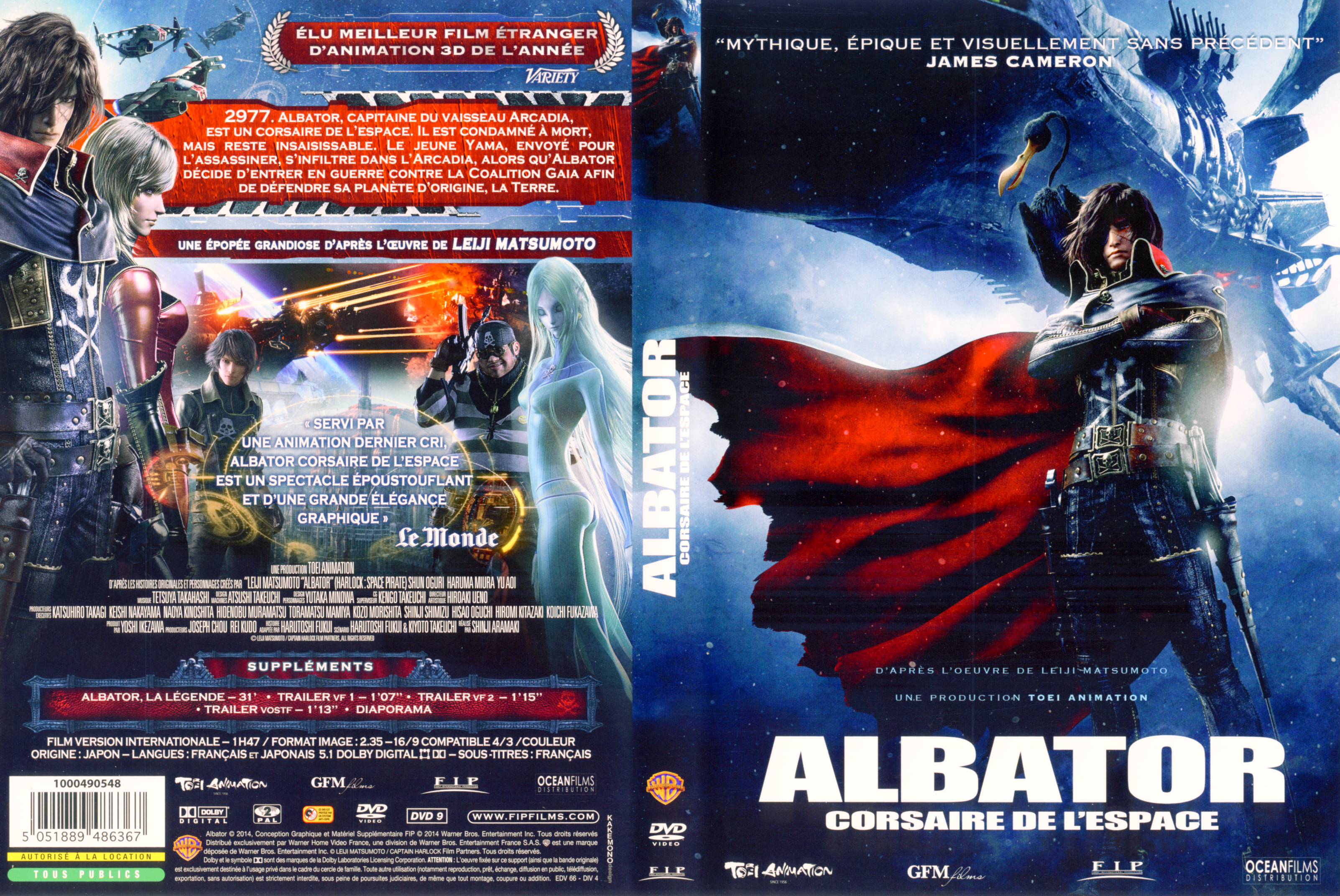 Jaquette DVD Albator, Corsaire de l