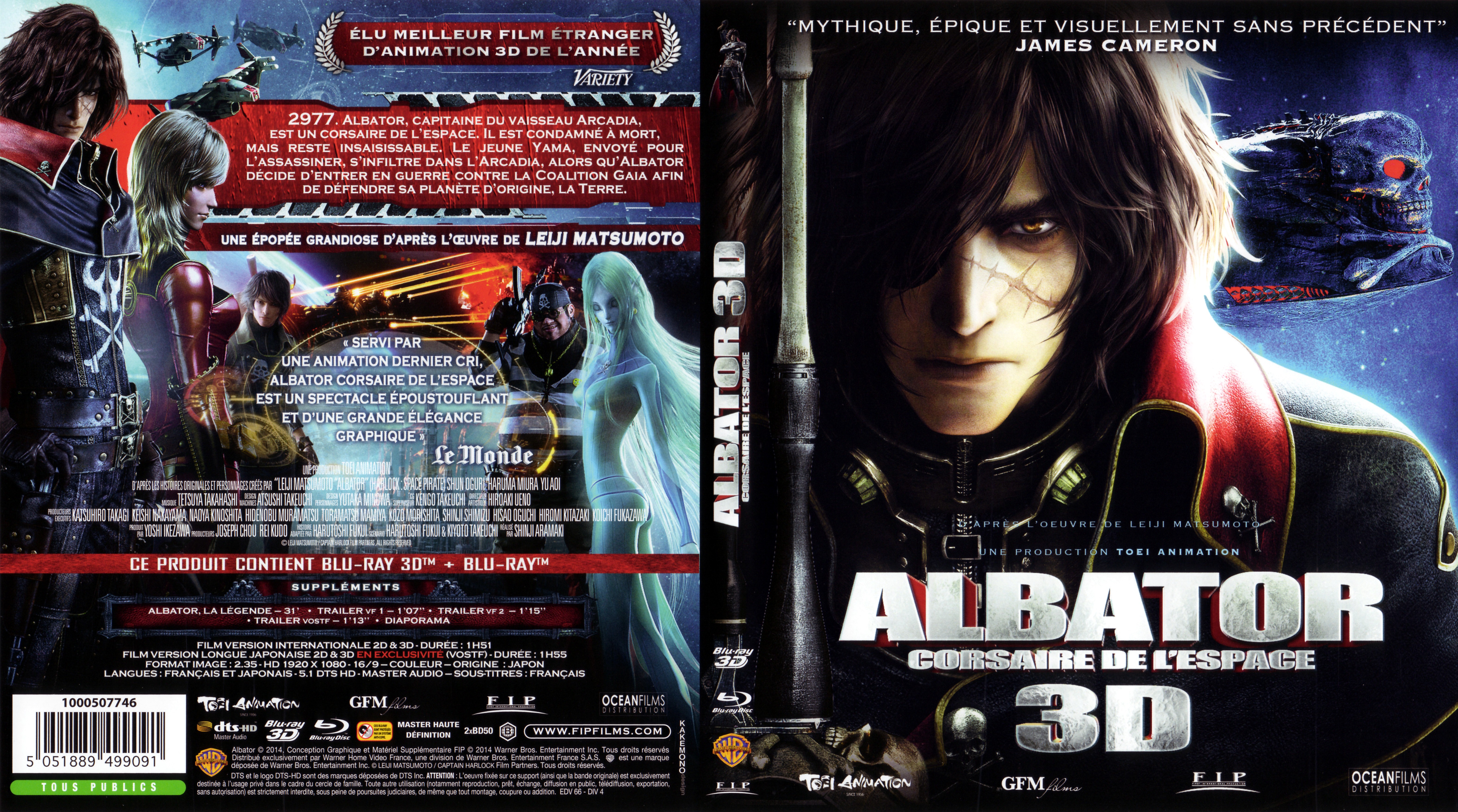 Jaquette DVD Albator, Corsaire de l