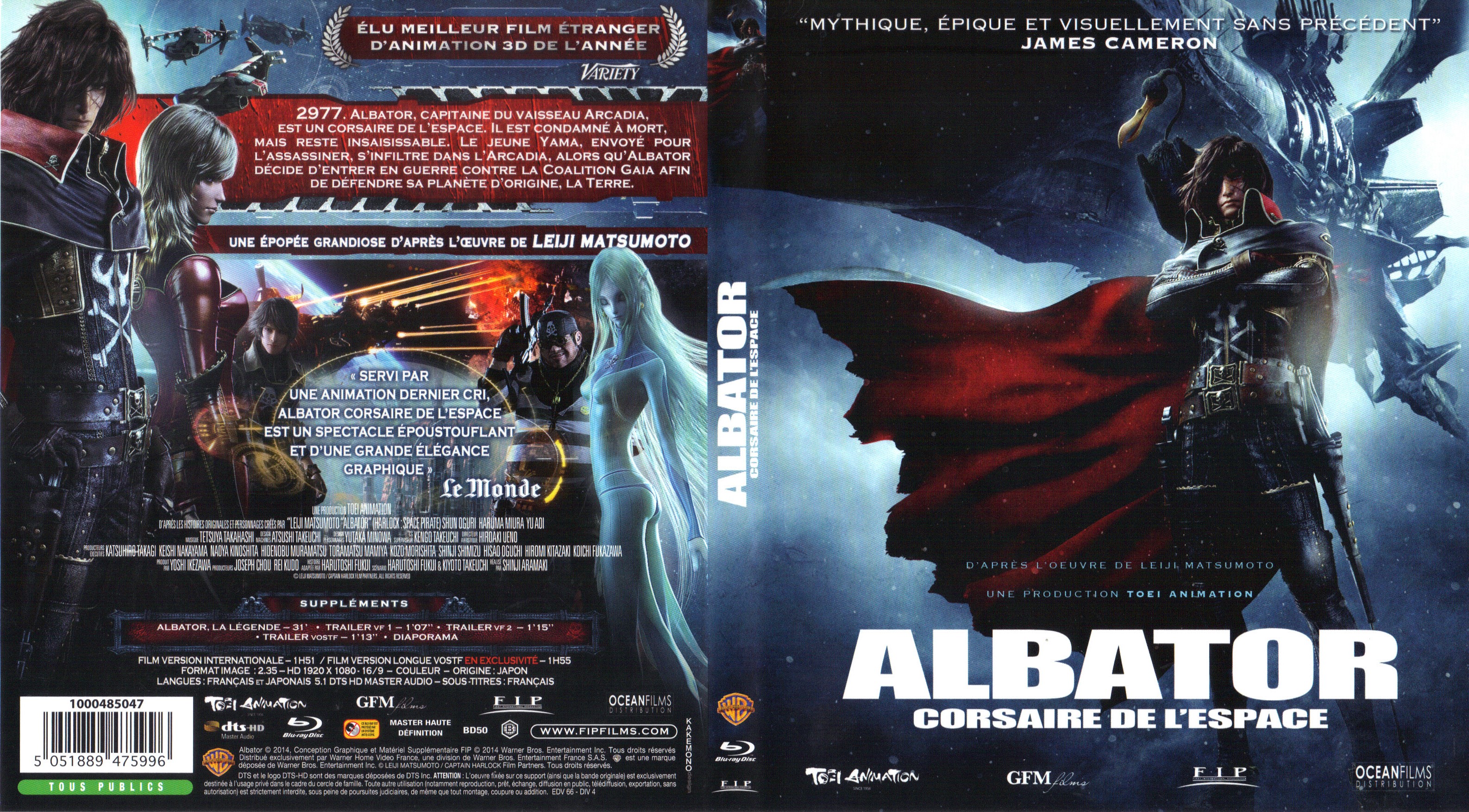 Jaquette DVD Albator, Corsaire de l