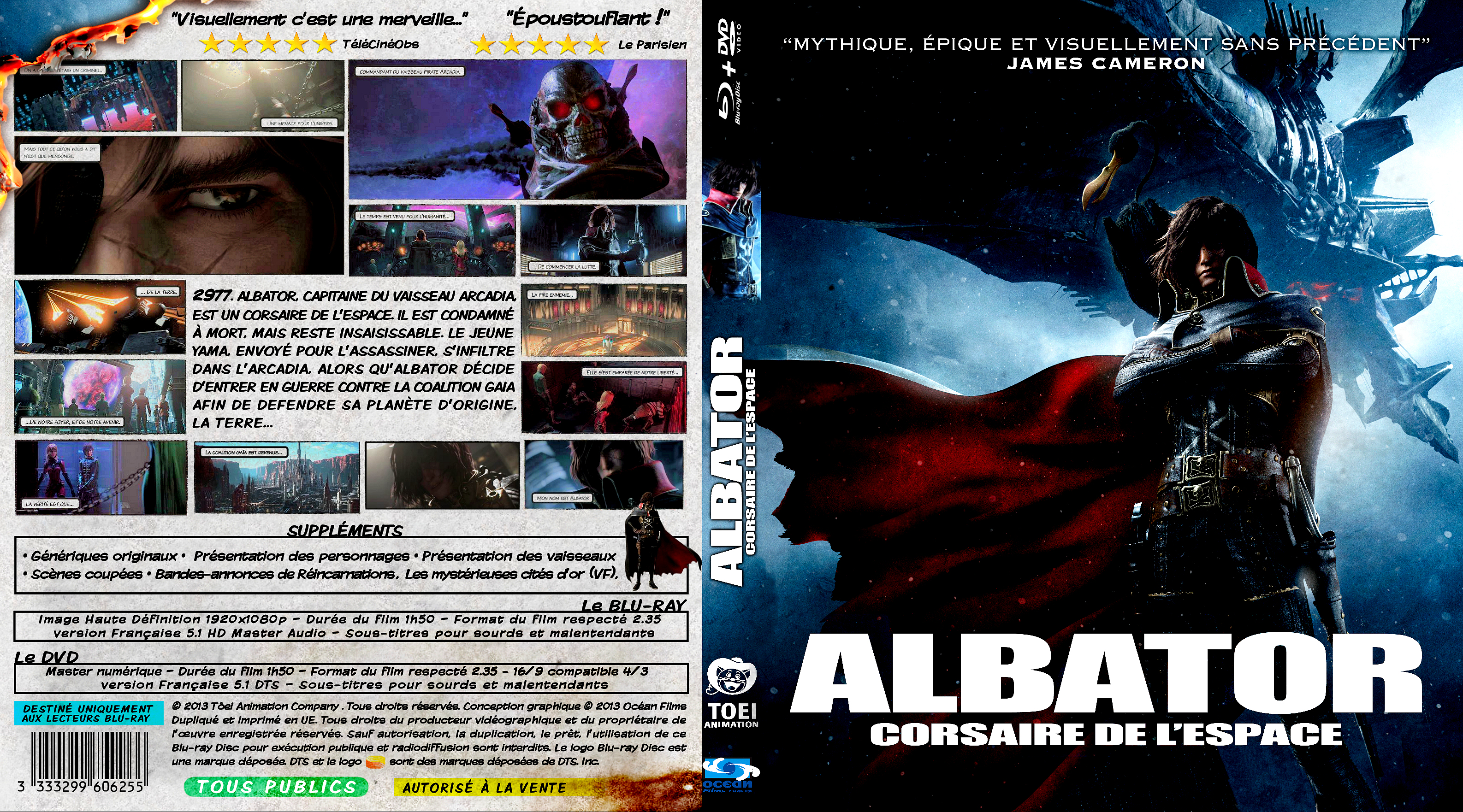 Jaquette DVD Albator, Corsaire de l