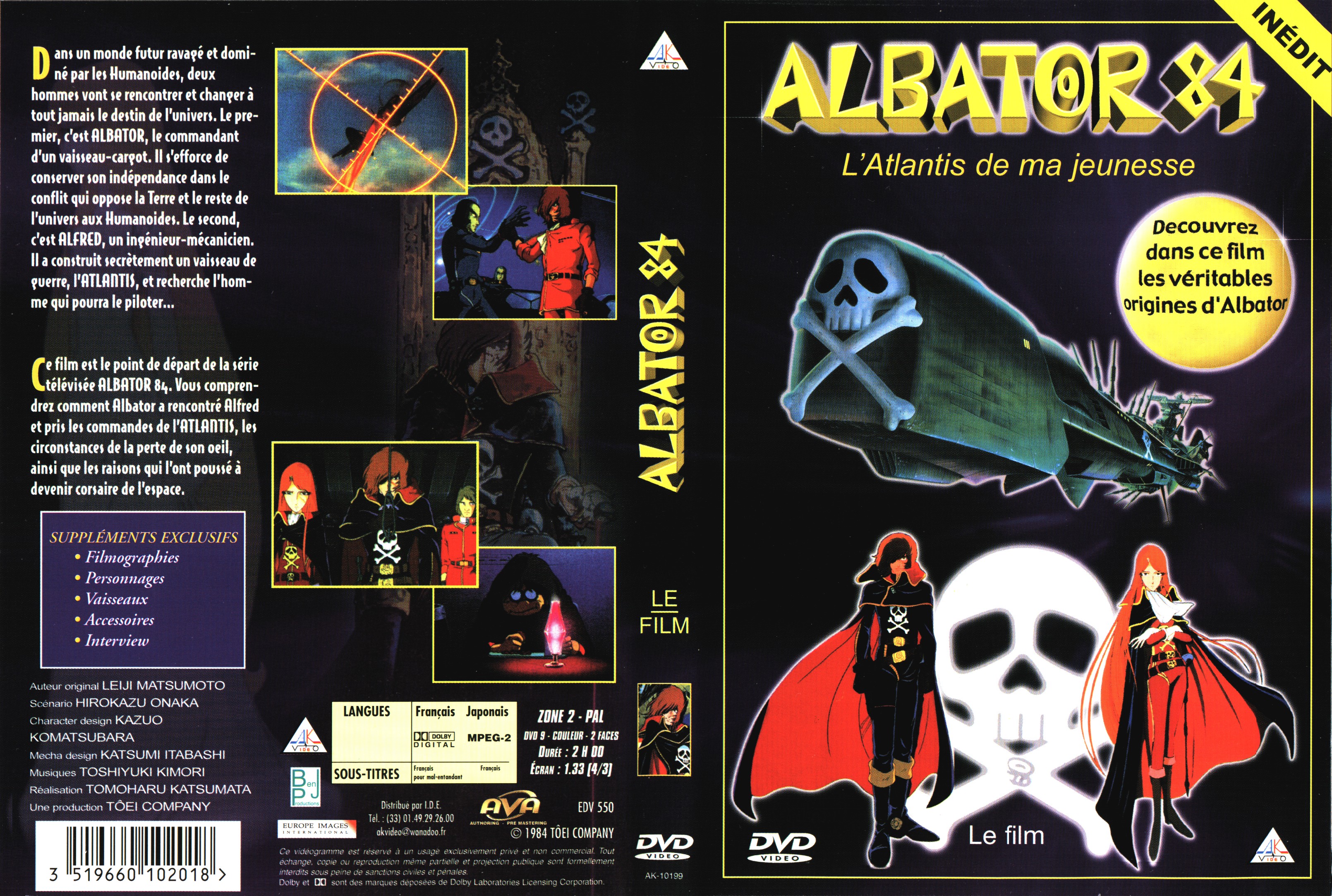 Jaquette DVD Albator 84 le film