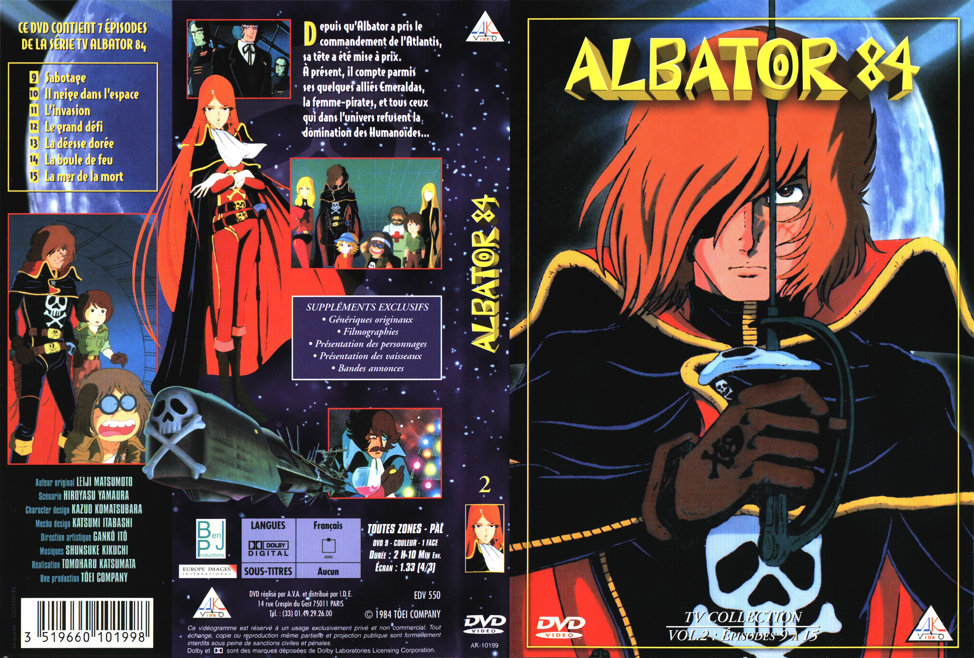 Jaquette DVD Albator 84 vol 2