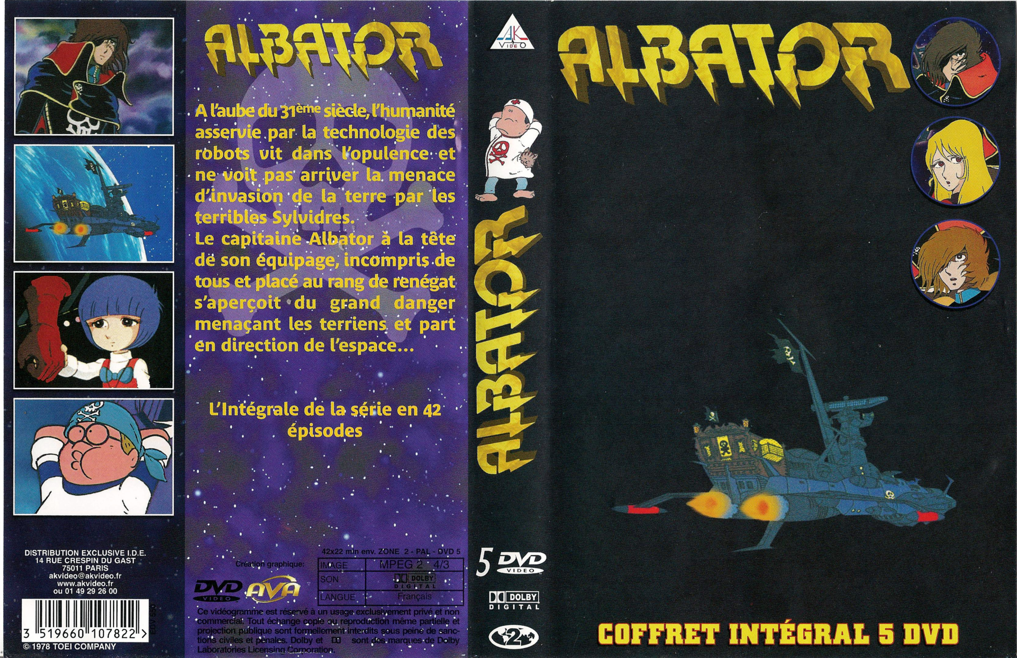 Jaquette DVD Albator COFFRET