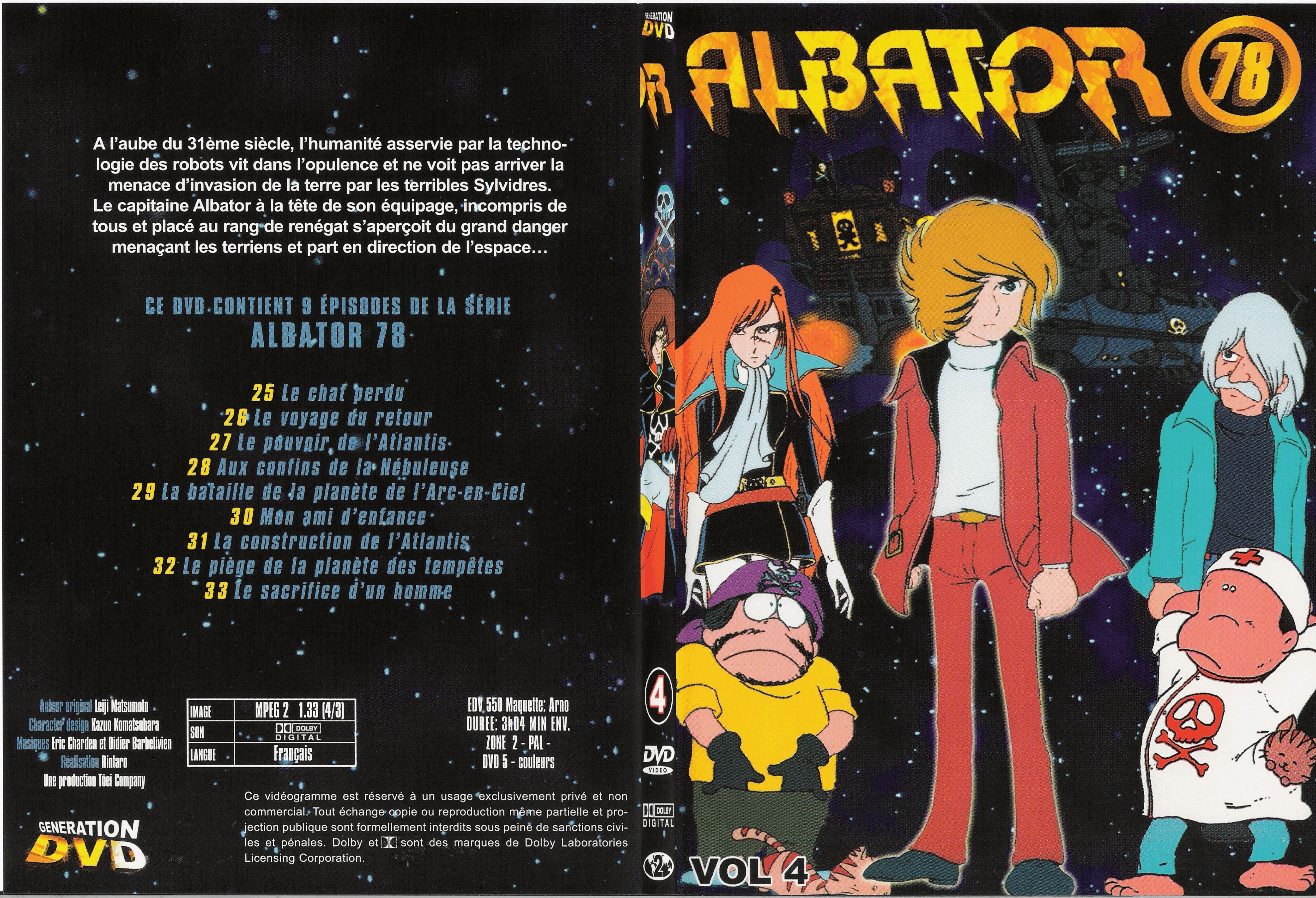 Jaquette DVD Albator DVD 4 - SLIM