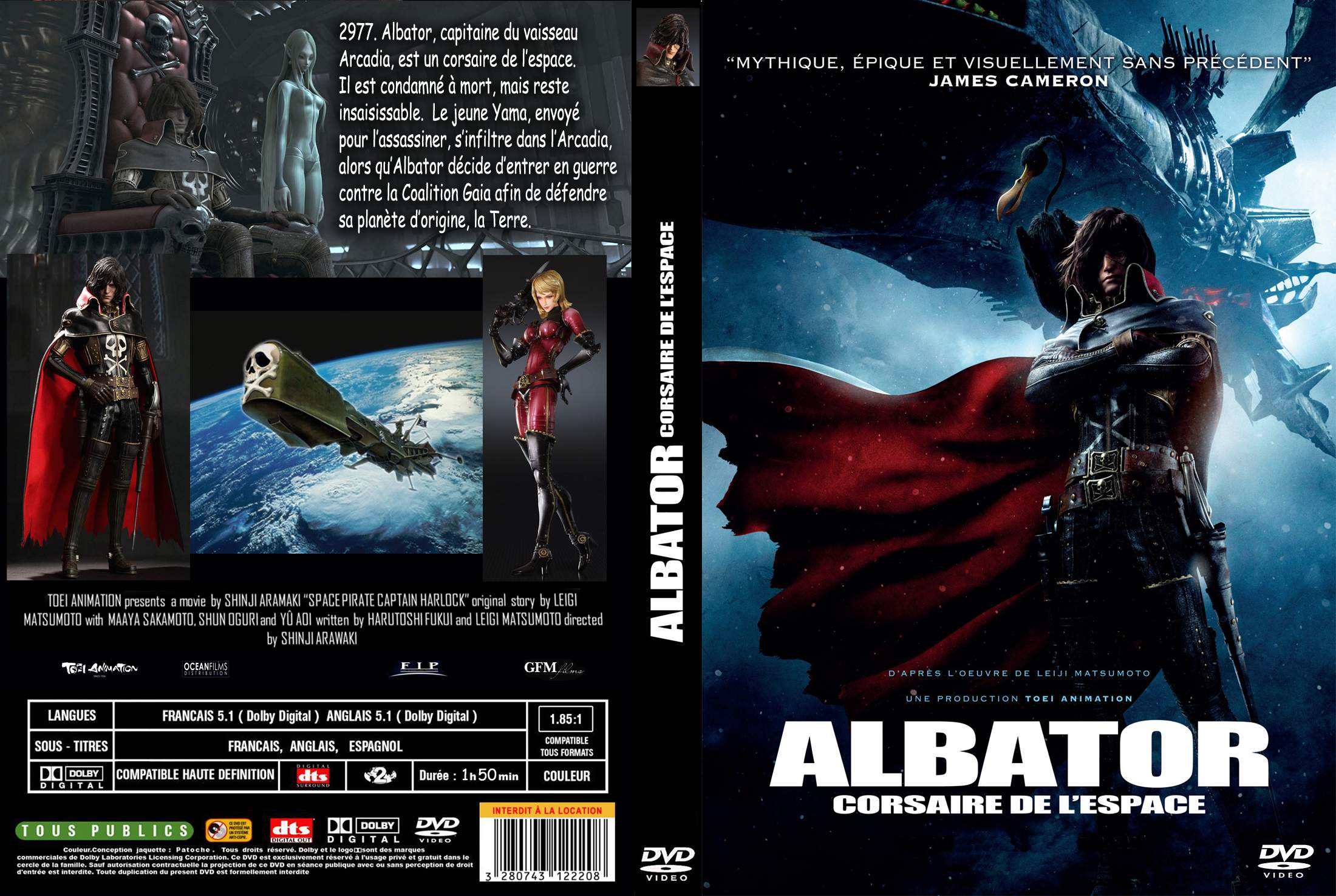 Jaquette DVD Albator corsaire de l