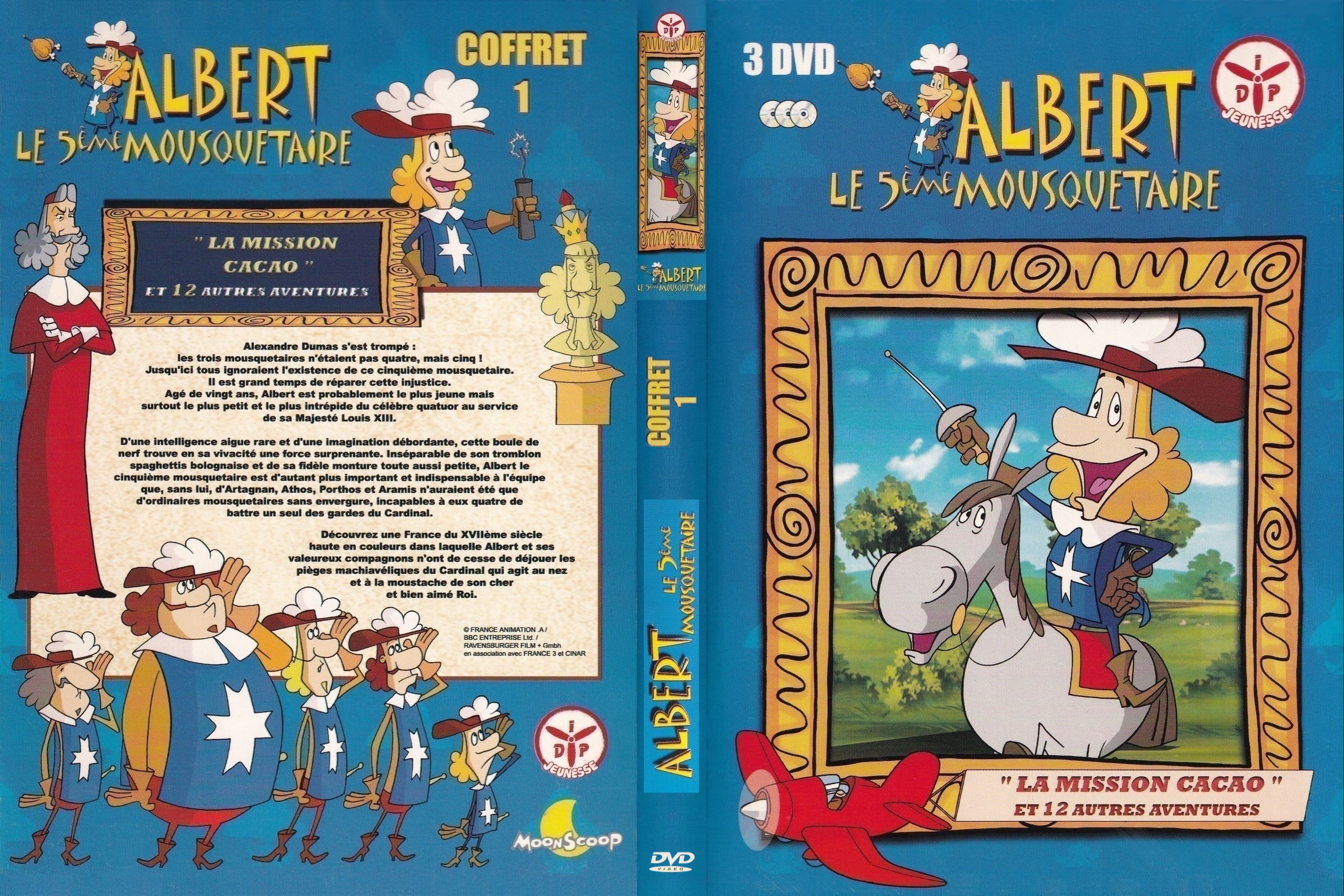 Jaquette DVD Albert le 5 me mousquetaire COFFRET 1