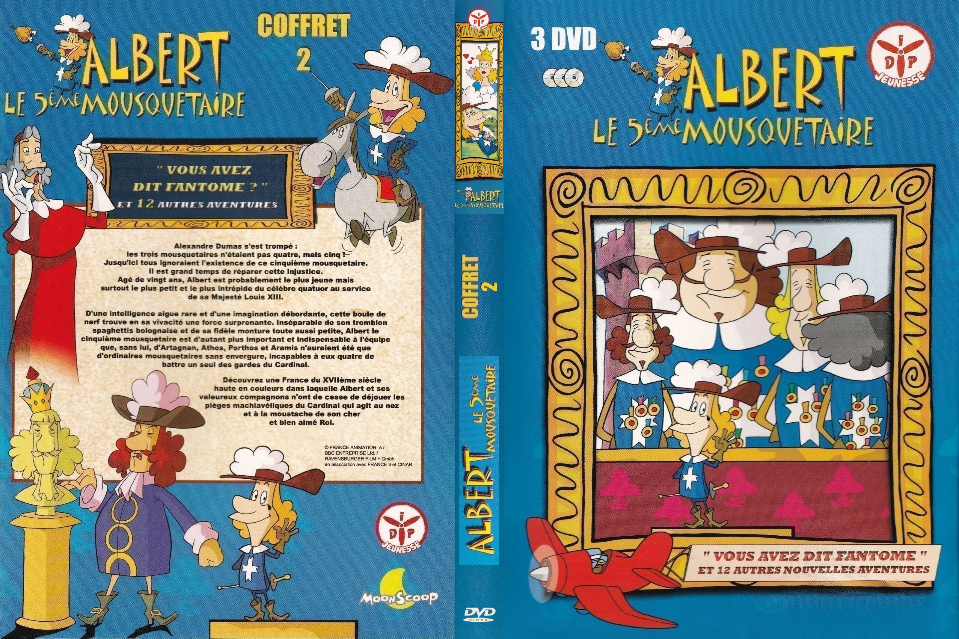 Jaquette DVD Albert le 5 me mousquetaire COFFRET 2