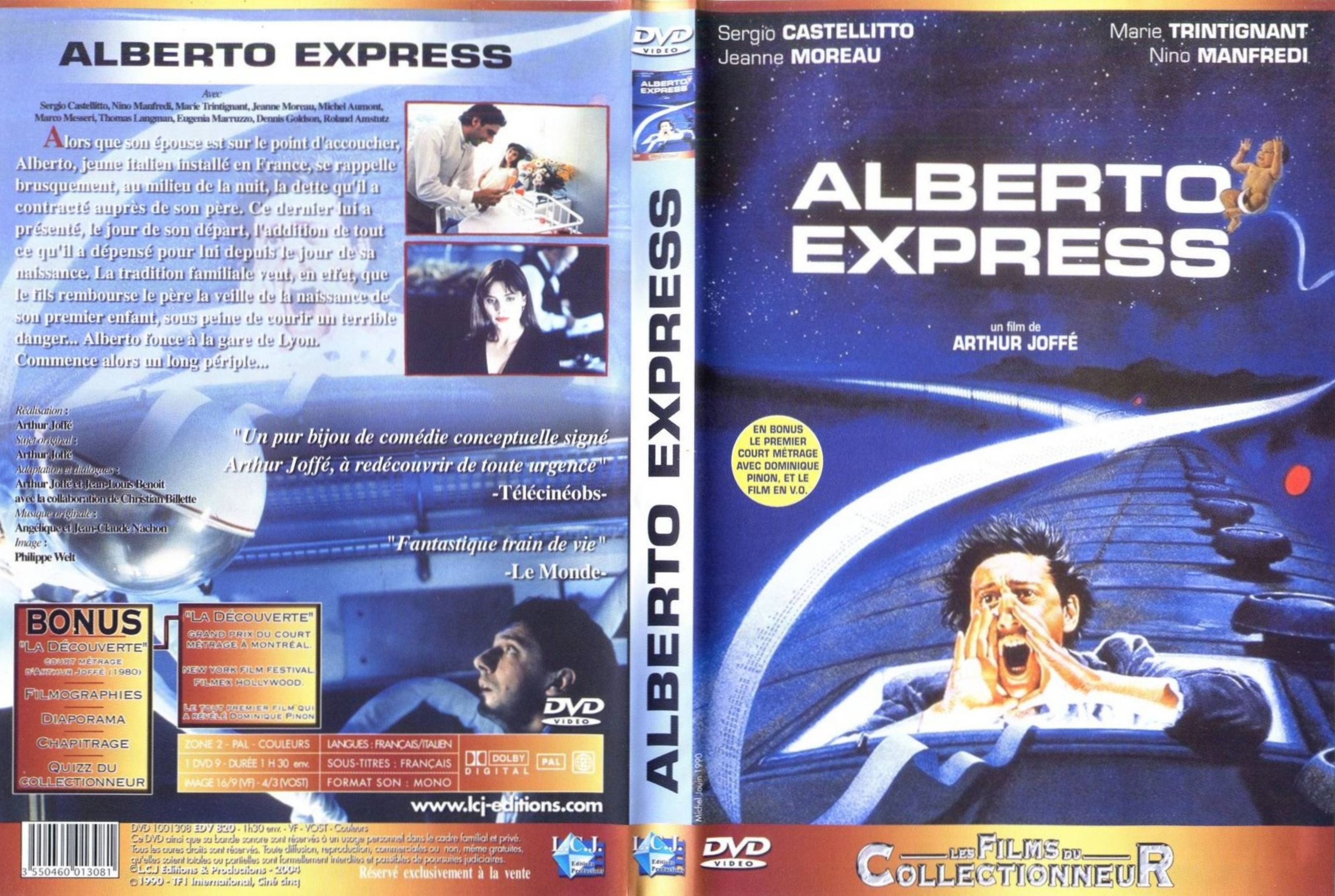 Jaquette DVD Alberto Express