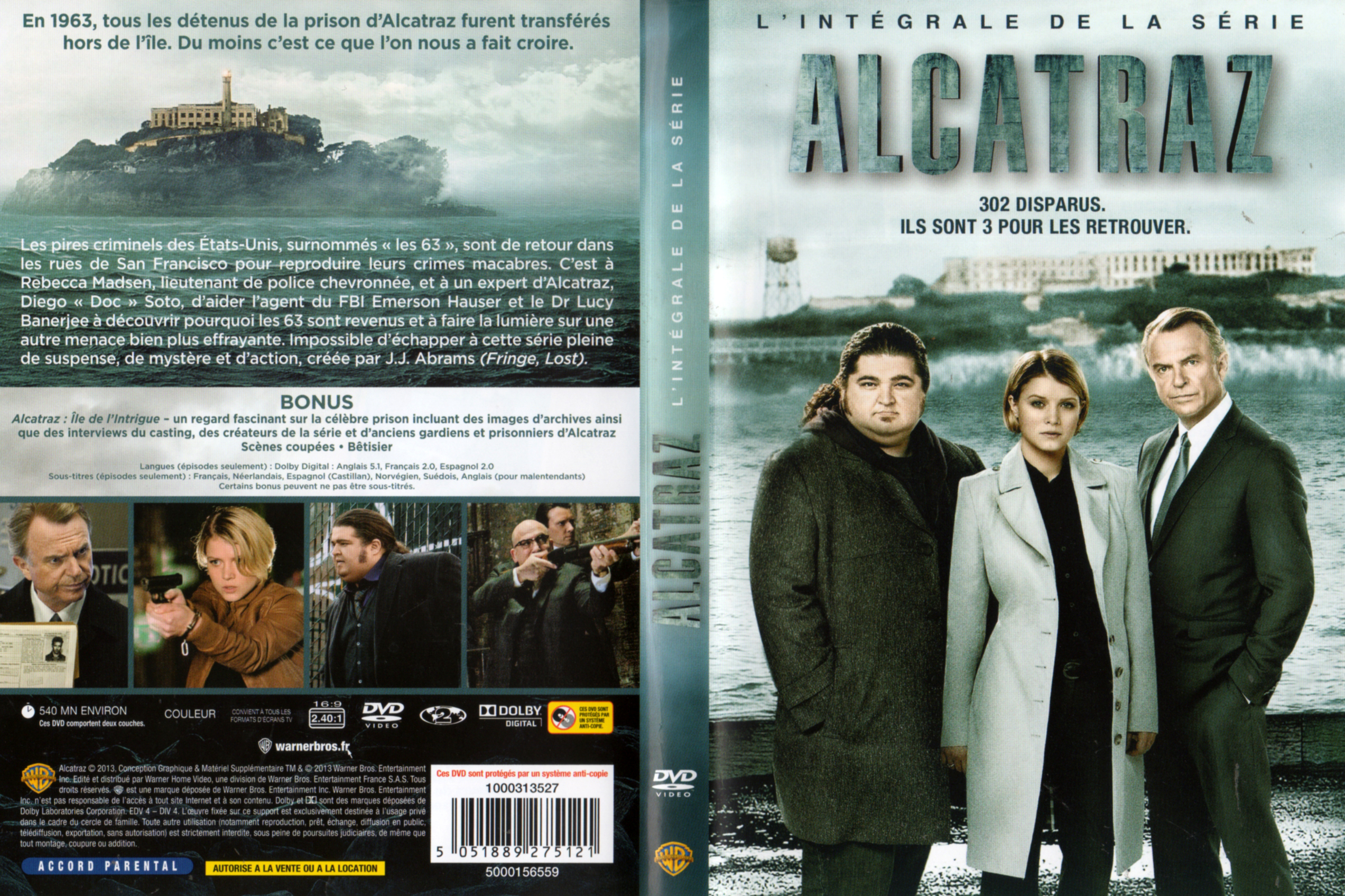 Jaquette DVD Alcatraz (Intgrale)
