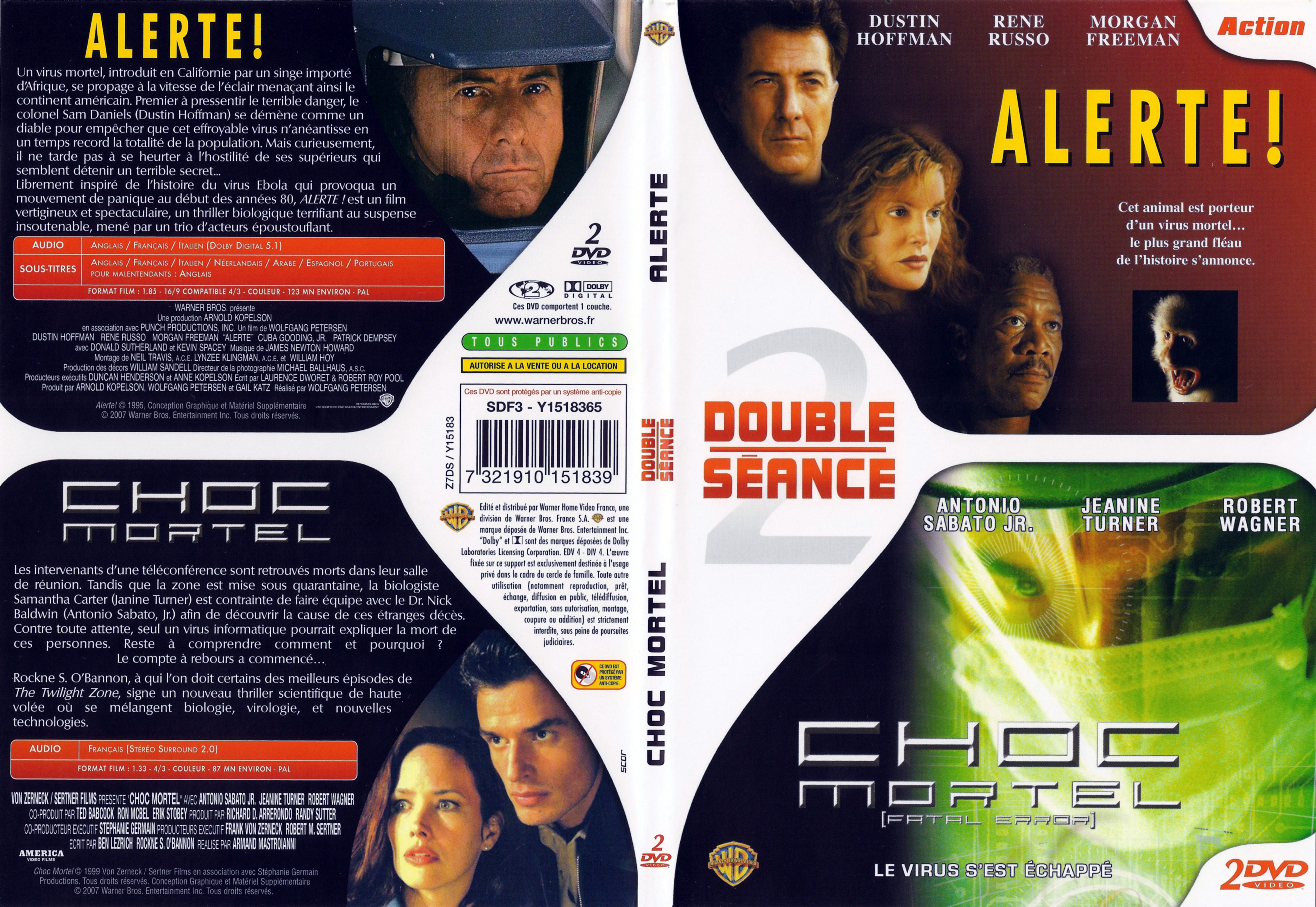 Jaquette DVD Alerte + Choc mortel