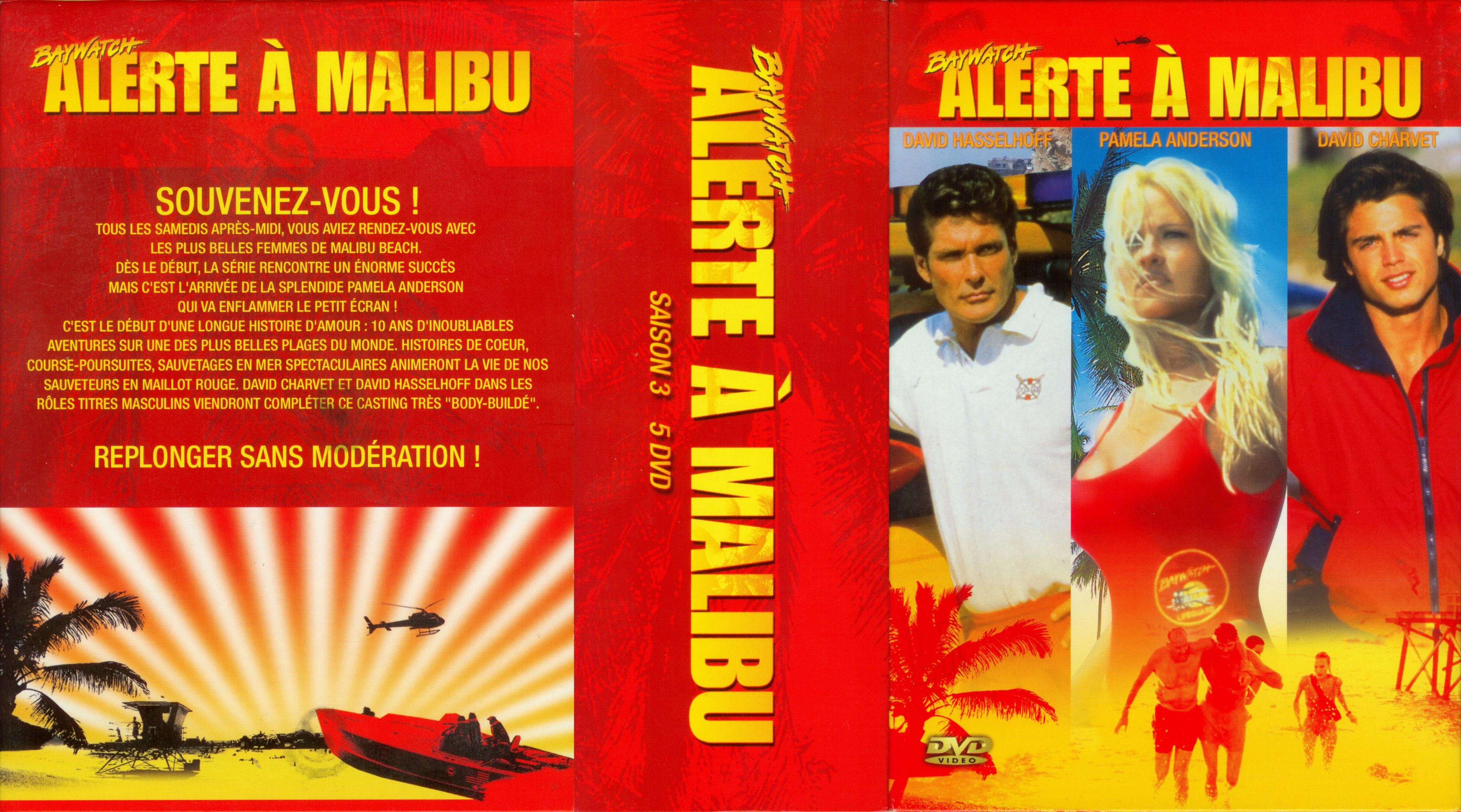 Jaquette DVD Alerte  Malibu Saison 3 COFFRET