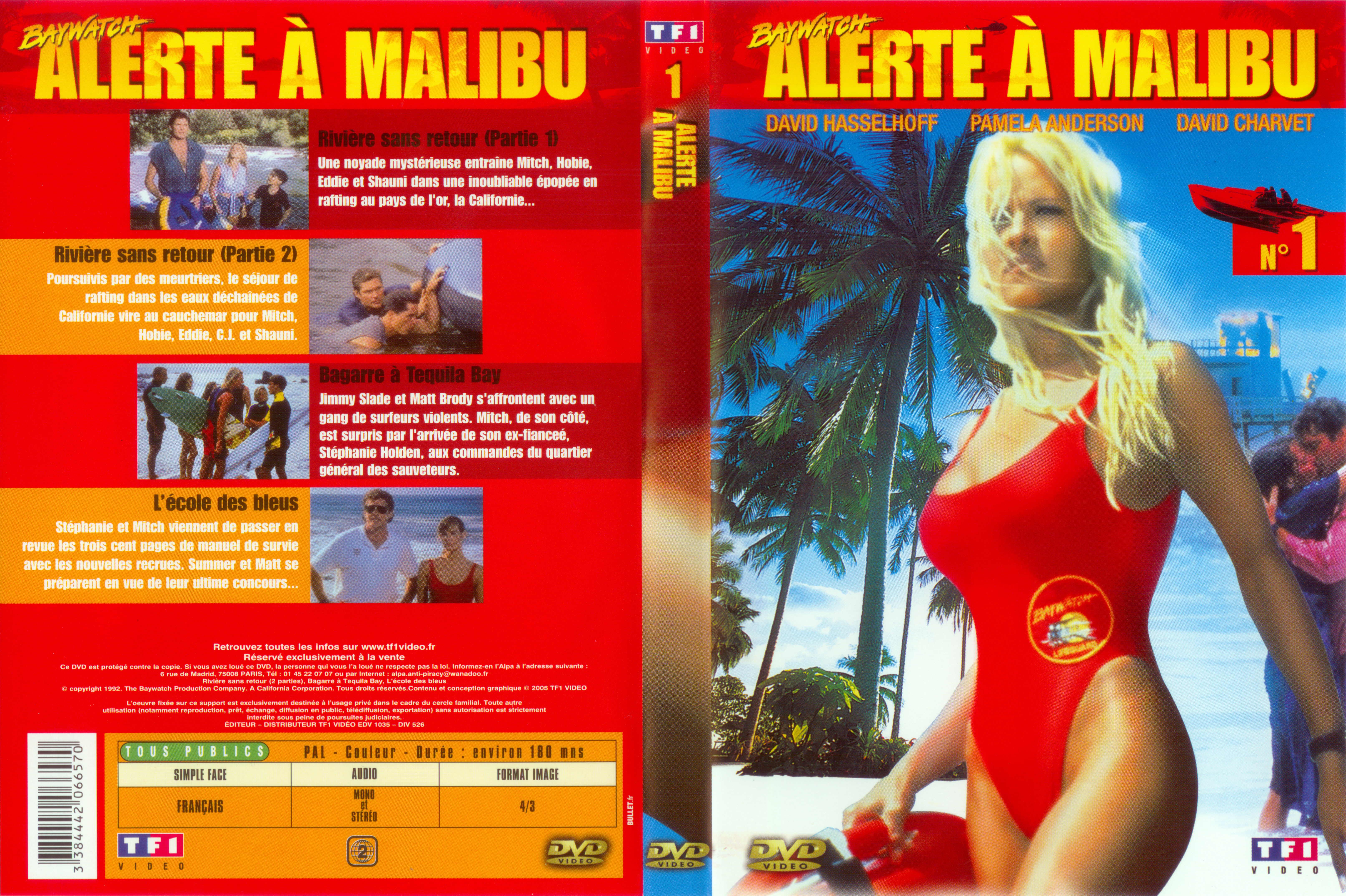 Jaquette DVD Alerte  Malibu Saison 3 DVD 1