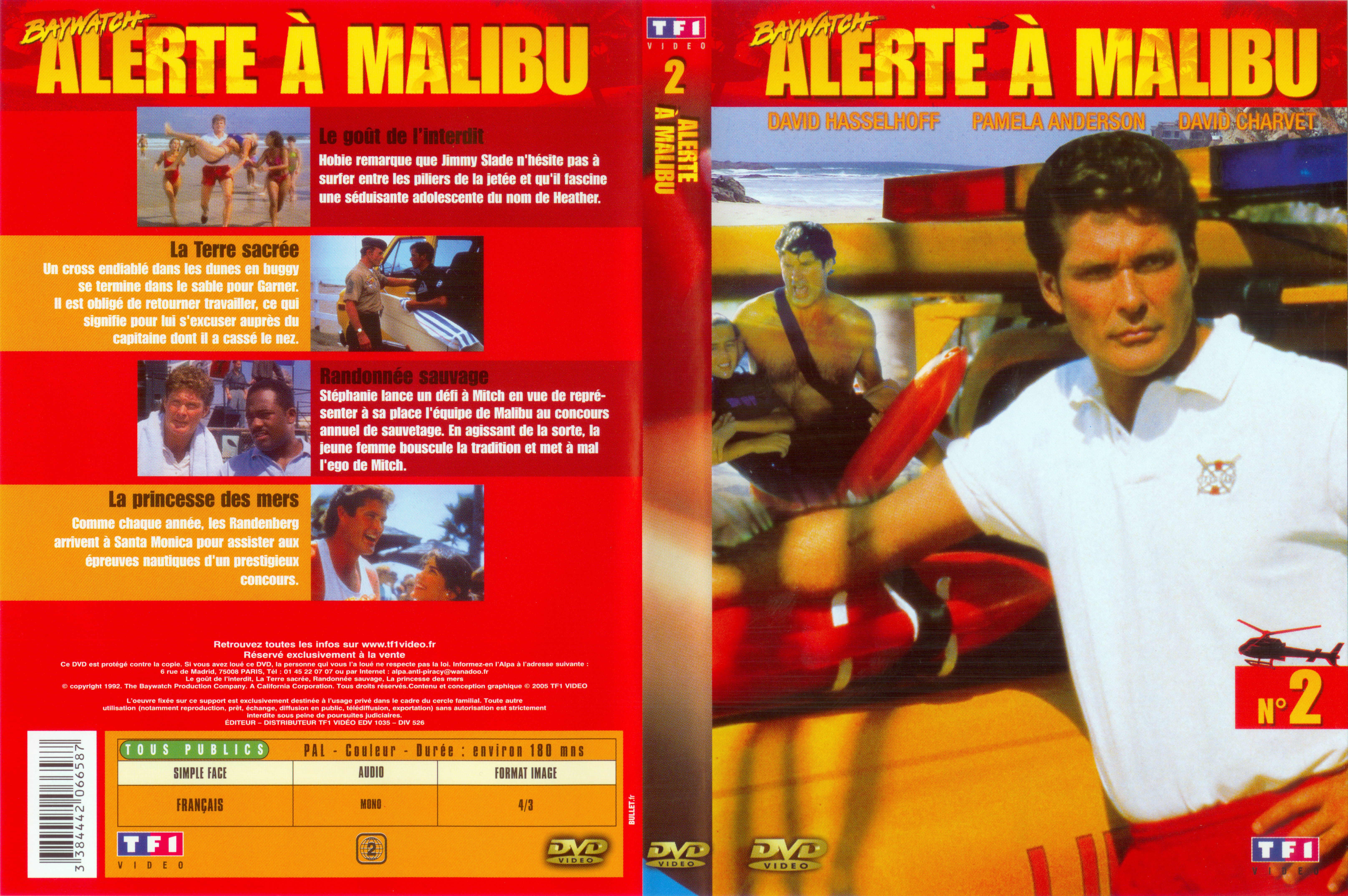 Jaquette DVD Alerte  Malibu Saison 3 DVD 2