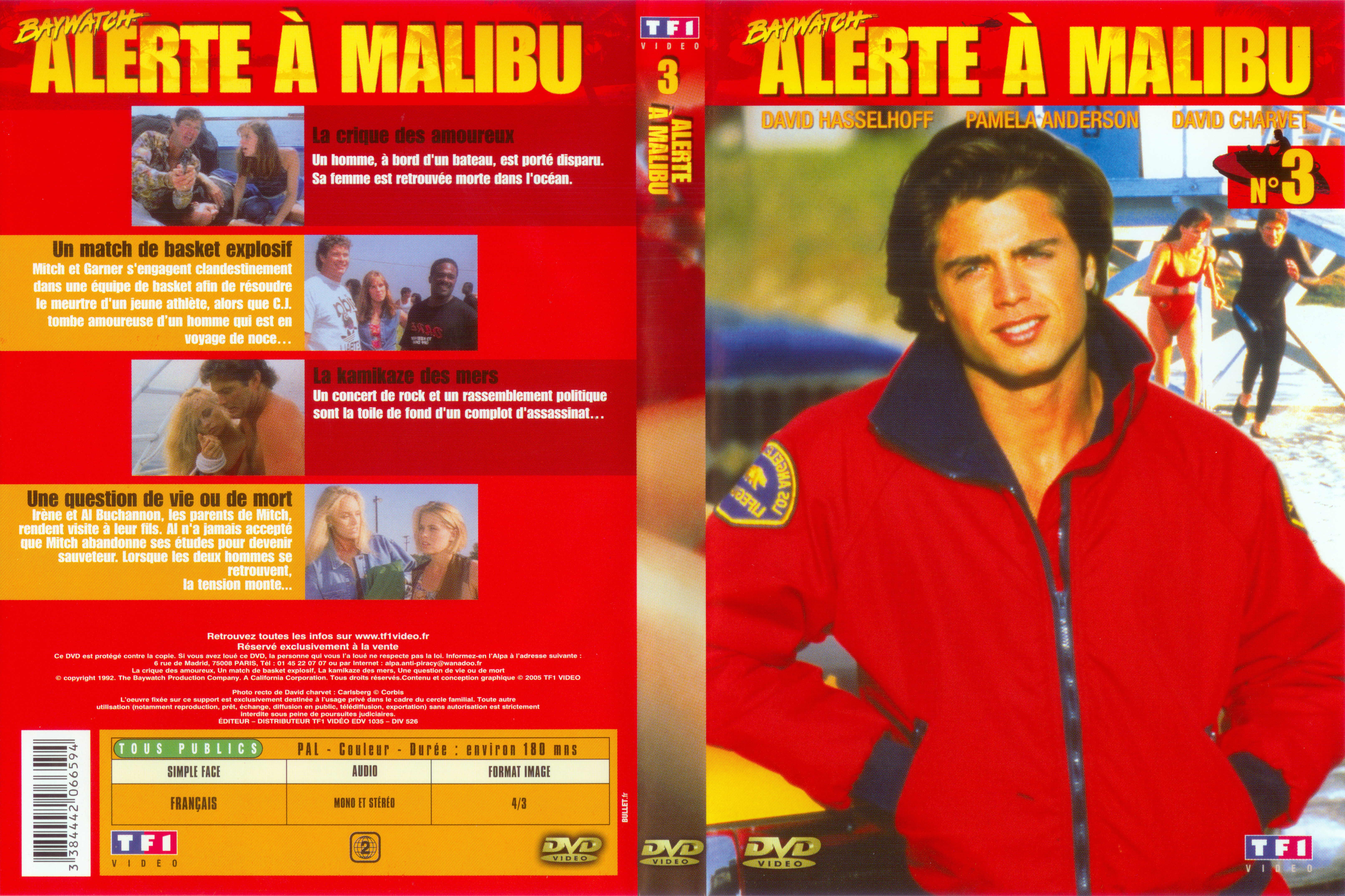 Jaquette DVD Alerte  Malibu Saison 3 DVD 3
