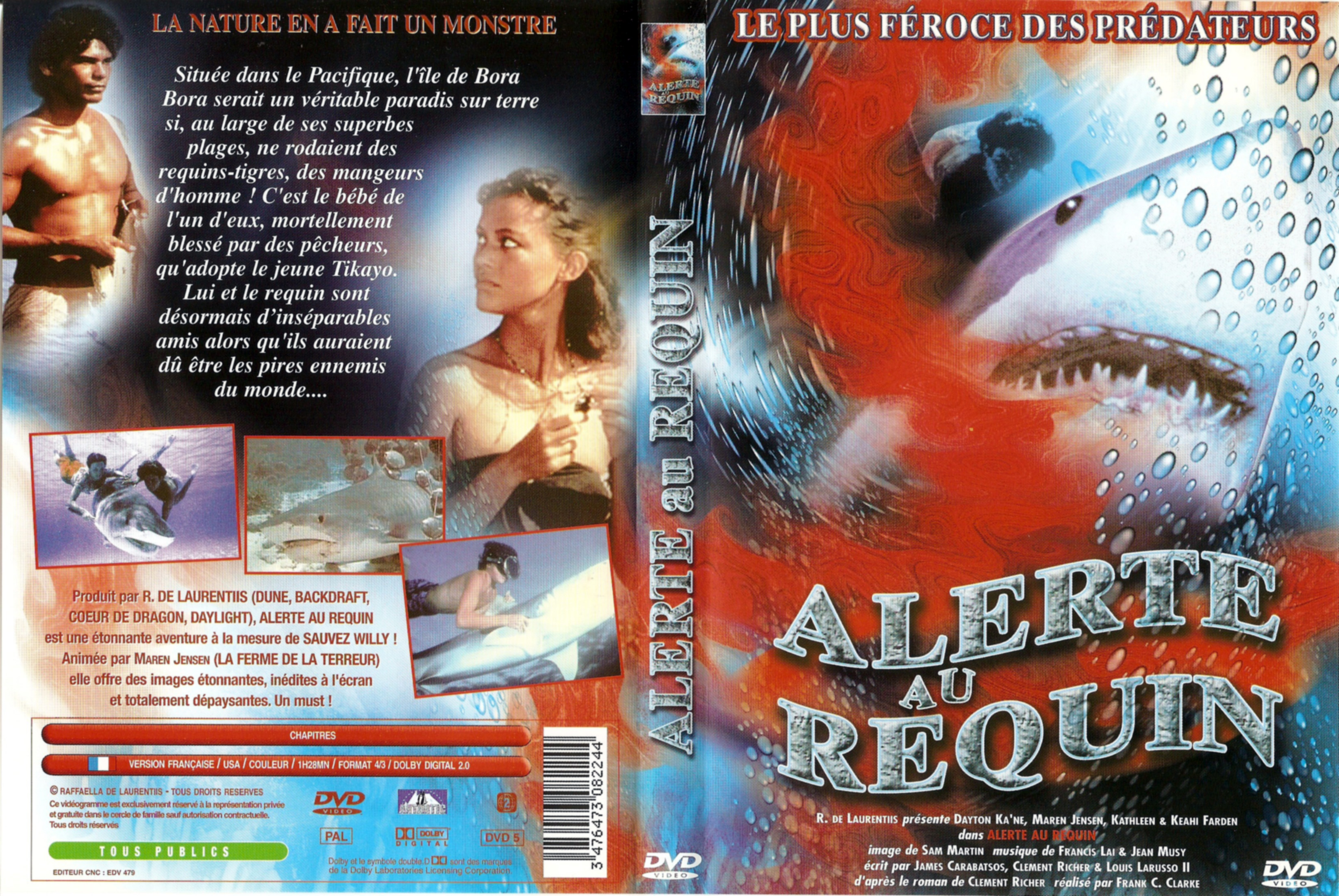 Jaquette DVD Alerte au requin