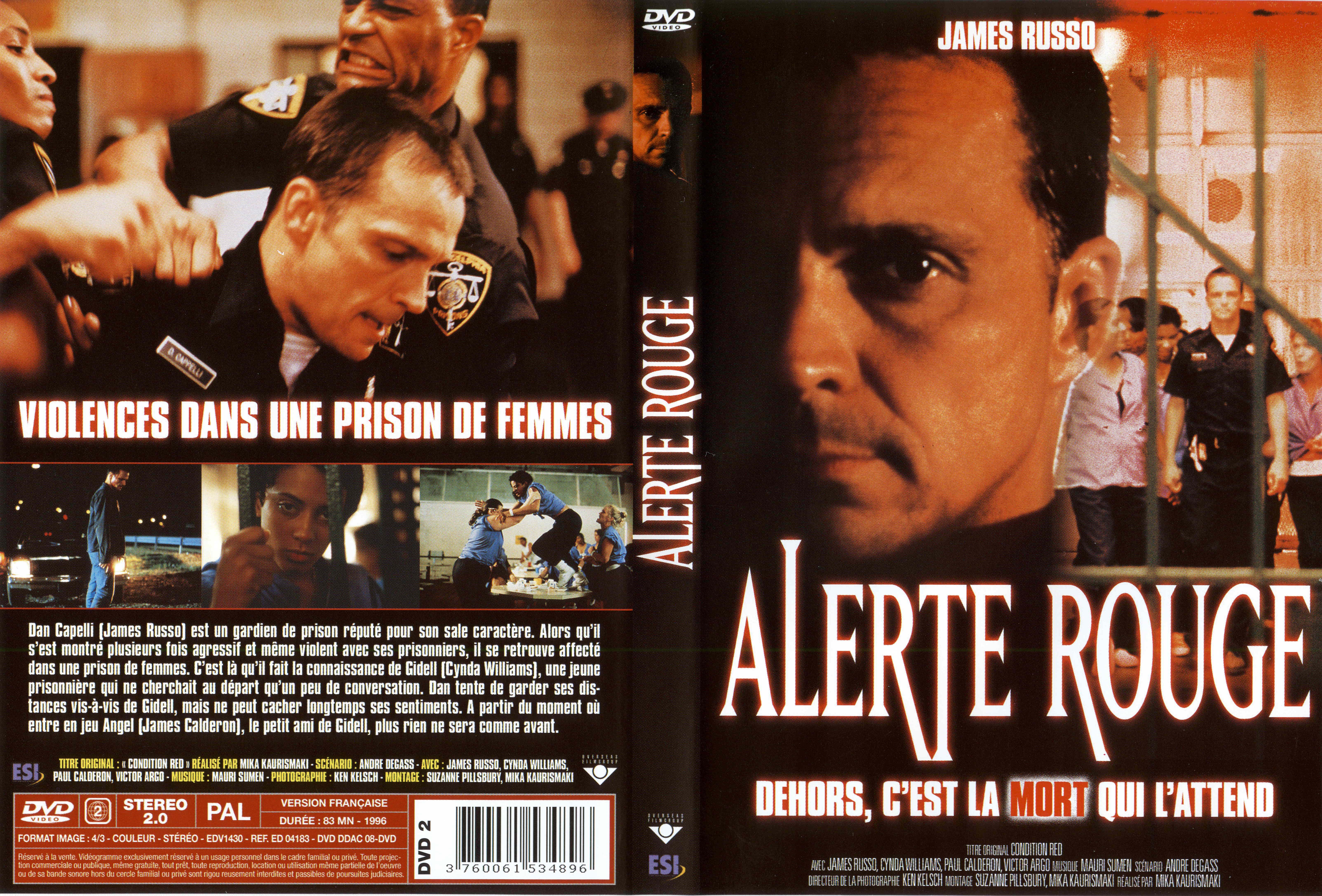 Jaquette DVD Alerte rouge