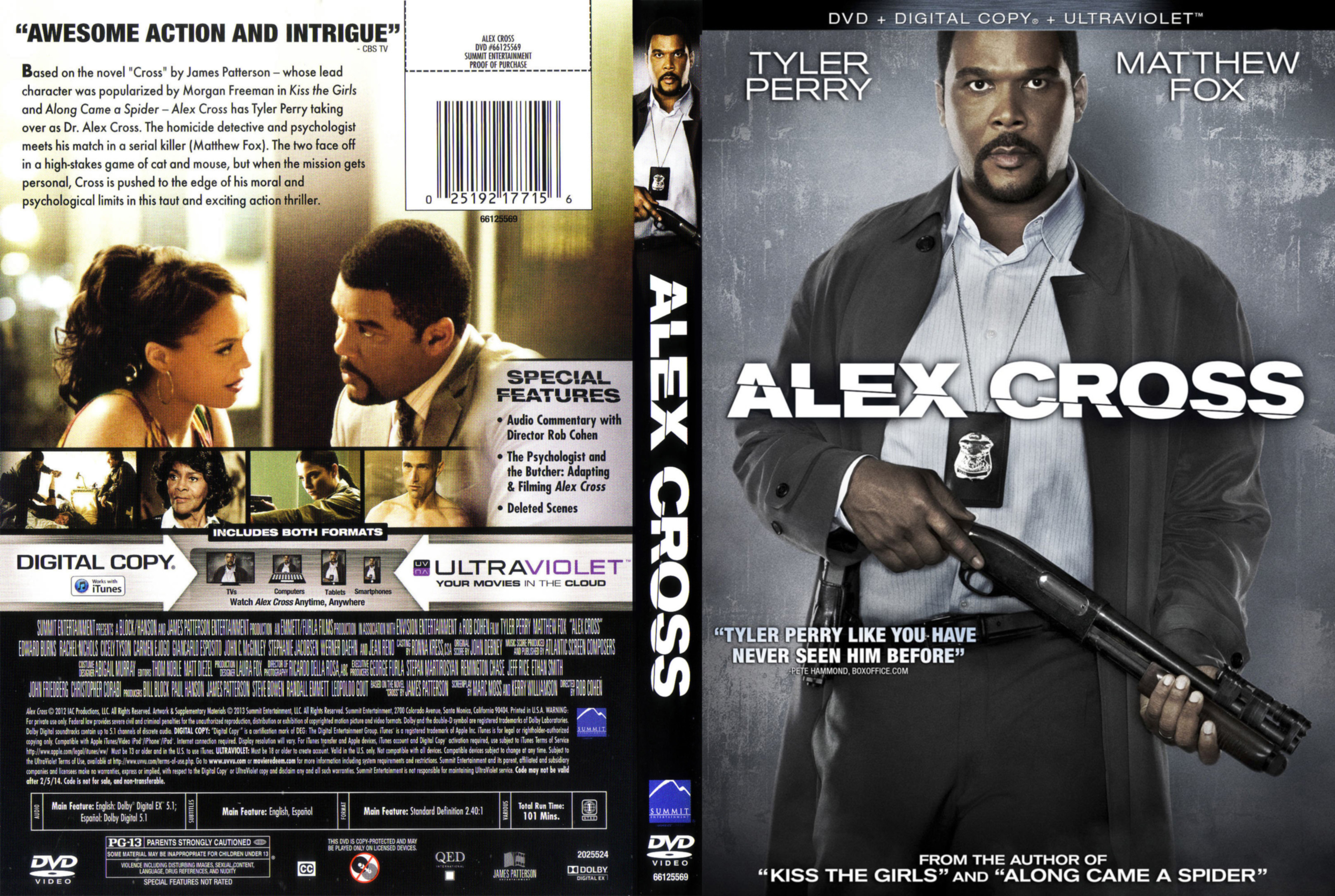 Jaquette DVD Alex Cross Zone 1